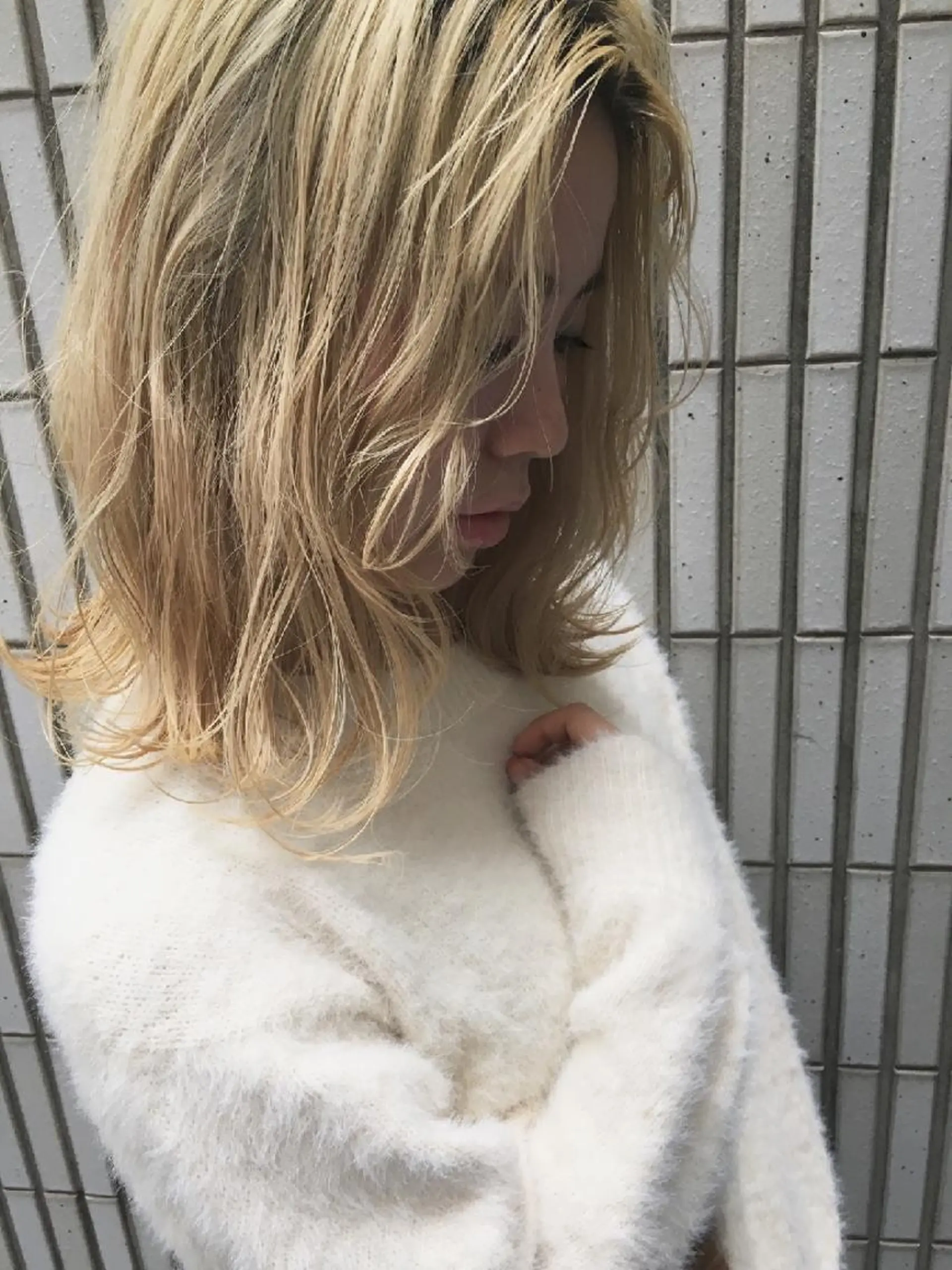 セミロング カラー ヘアカラー トリートメント AnFye une qatllのヘアスタイル