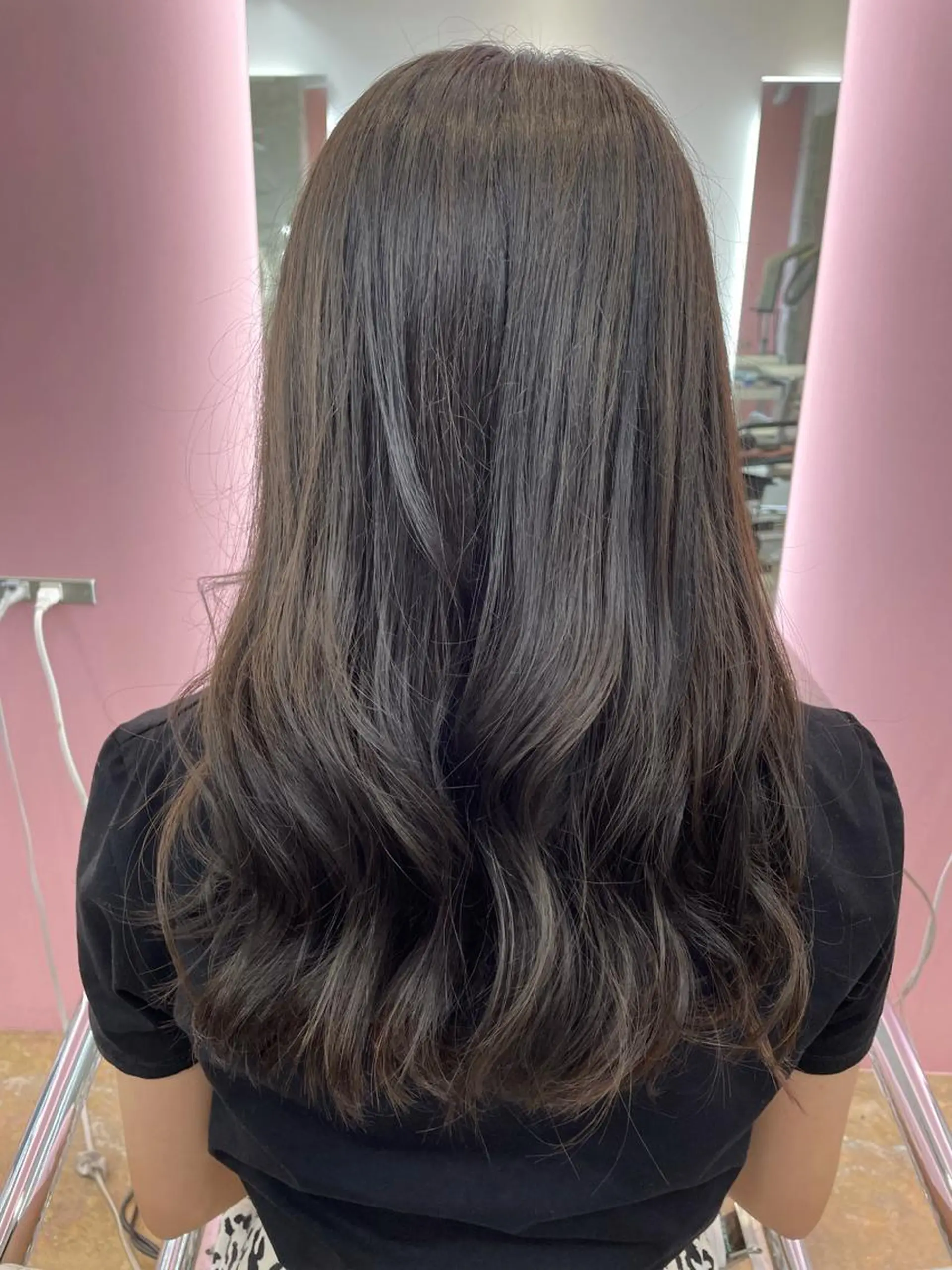 ロング カラー 韓国×網紅ヘア 🤍りん🤍のヘアスタイル