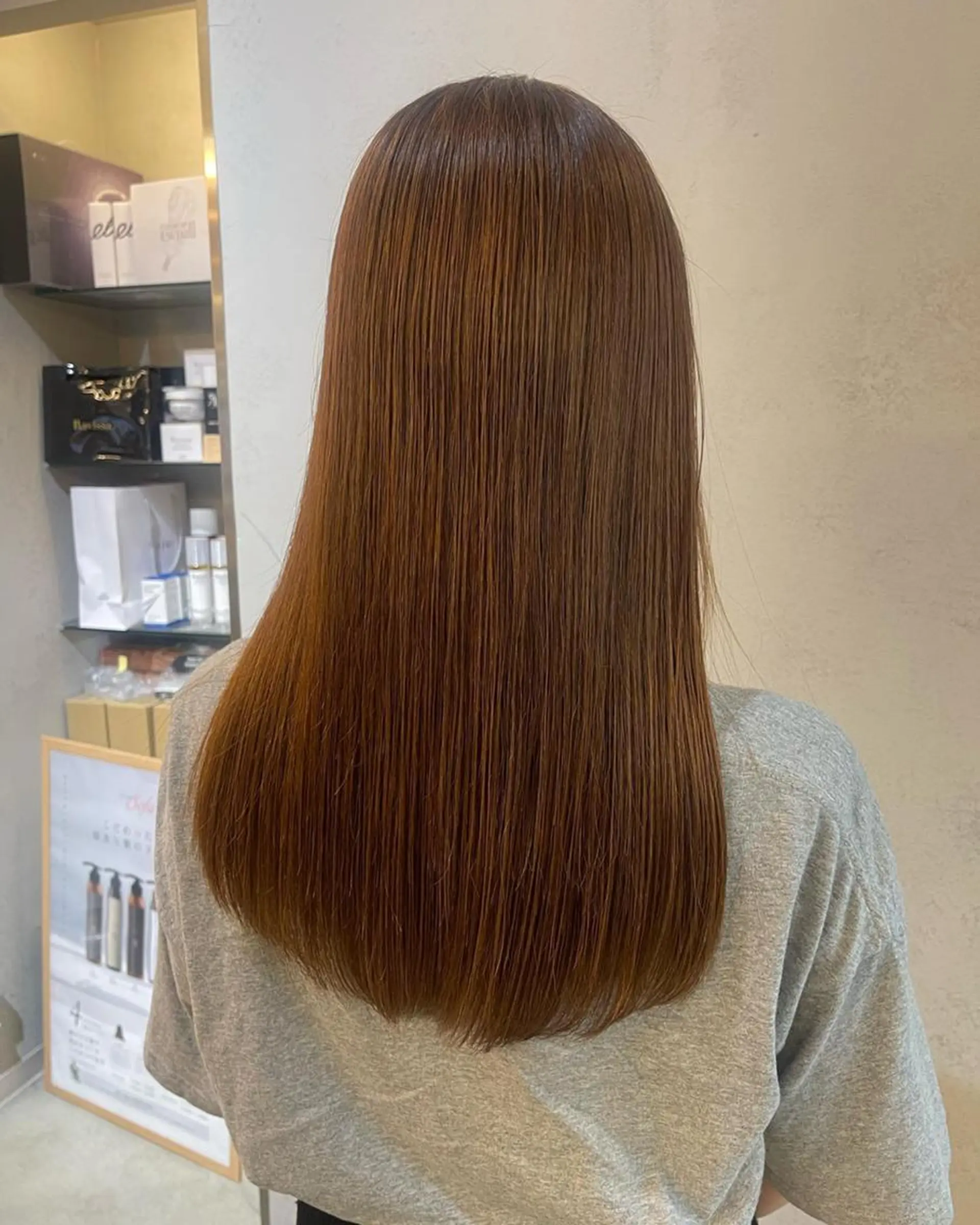 ミディアム カラー ヘアアレンジ ベージュカラー 黒髪 インナーカラー 髪質改善 似合わせカット ❥【韓国風ヘア】 stylist 林❥のエステ・リラクイメージ