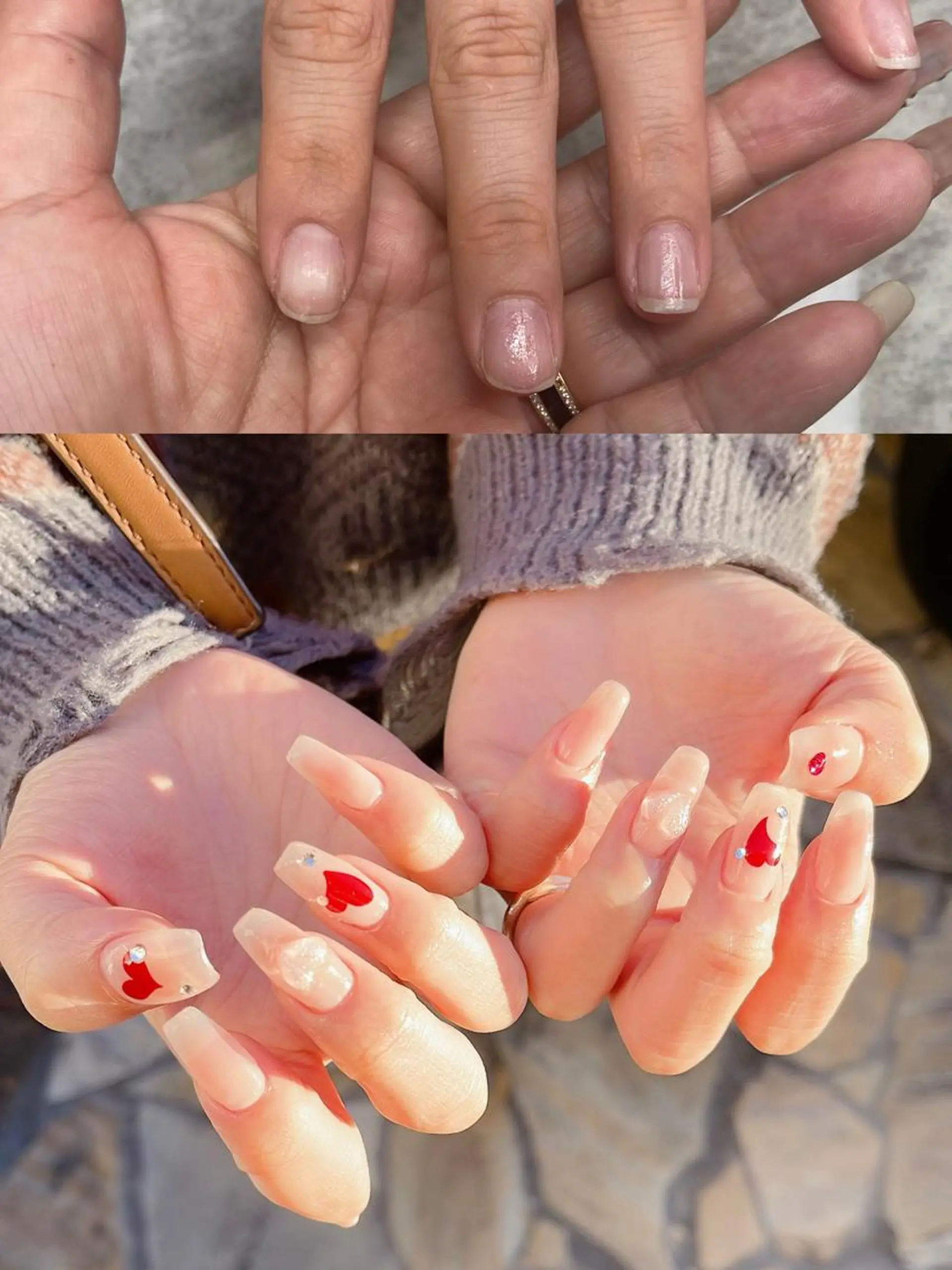 セミロング めぐみのネイルサロン スタッフ練習のネイルデザイン