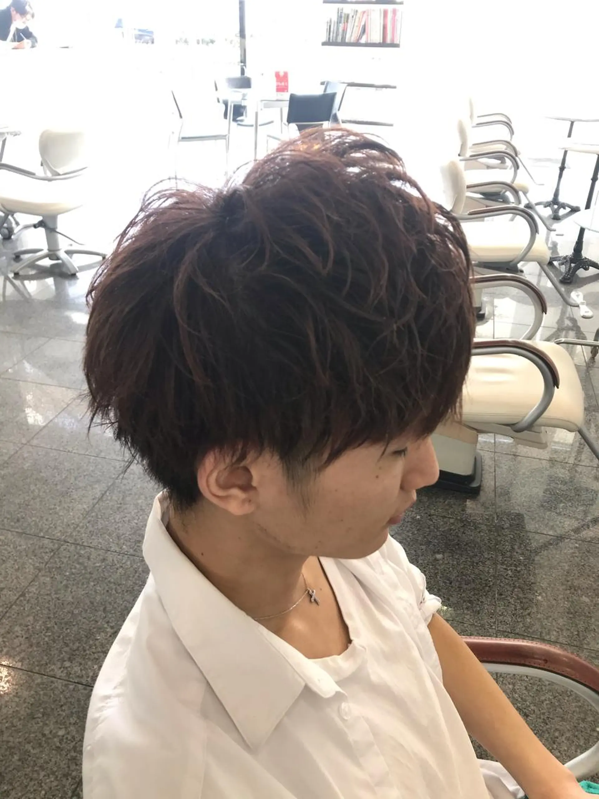 パーマ 大森 有紗のヘアスタイル