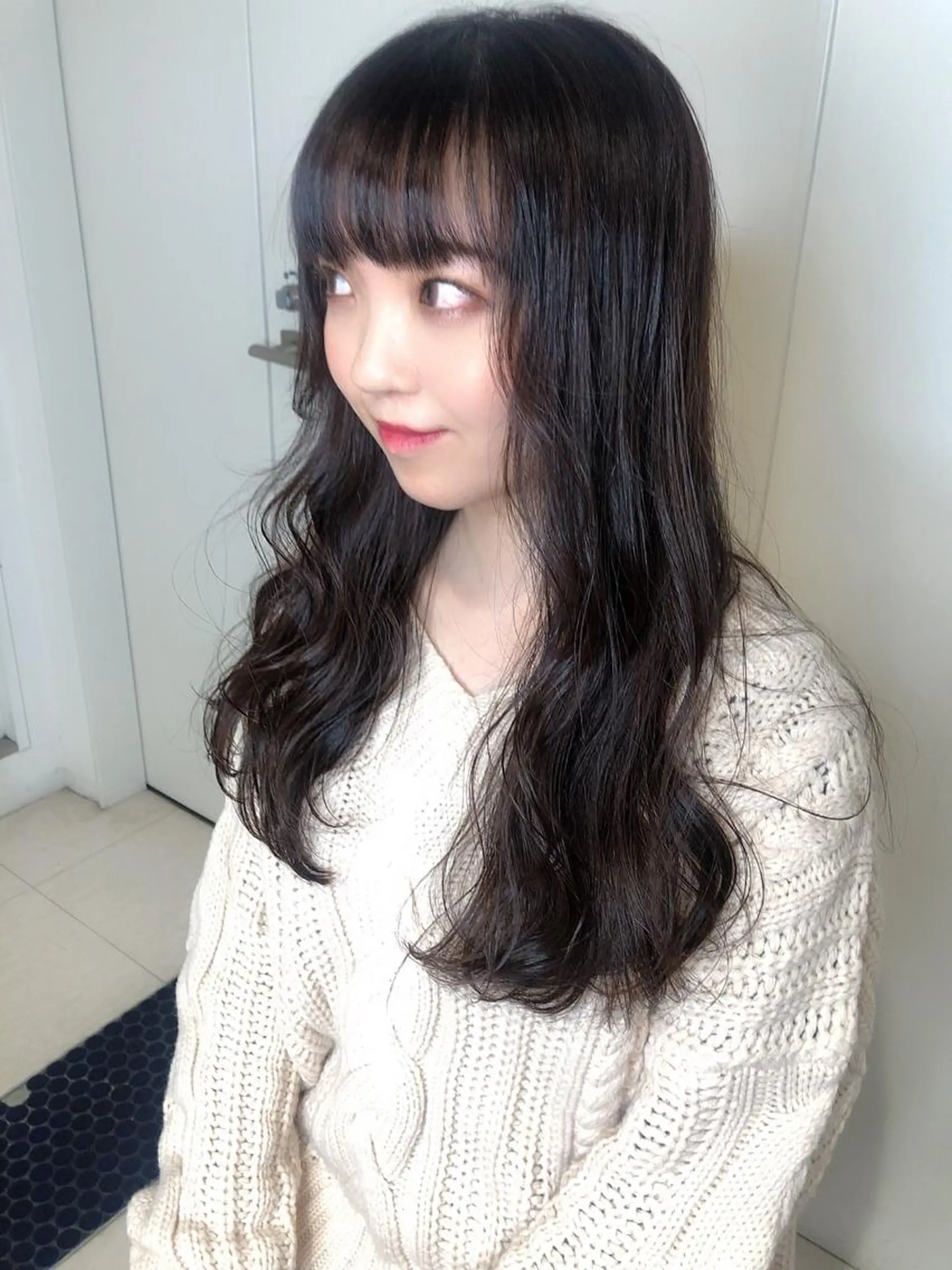 ロング カラー ヘアアレンジ マツエク・マツパ 透明感カラー🫧ヘア セット🫧松本菜月の眉毛・アイブロウイメージ