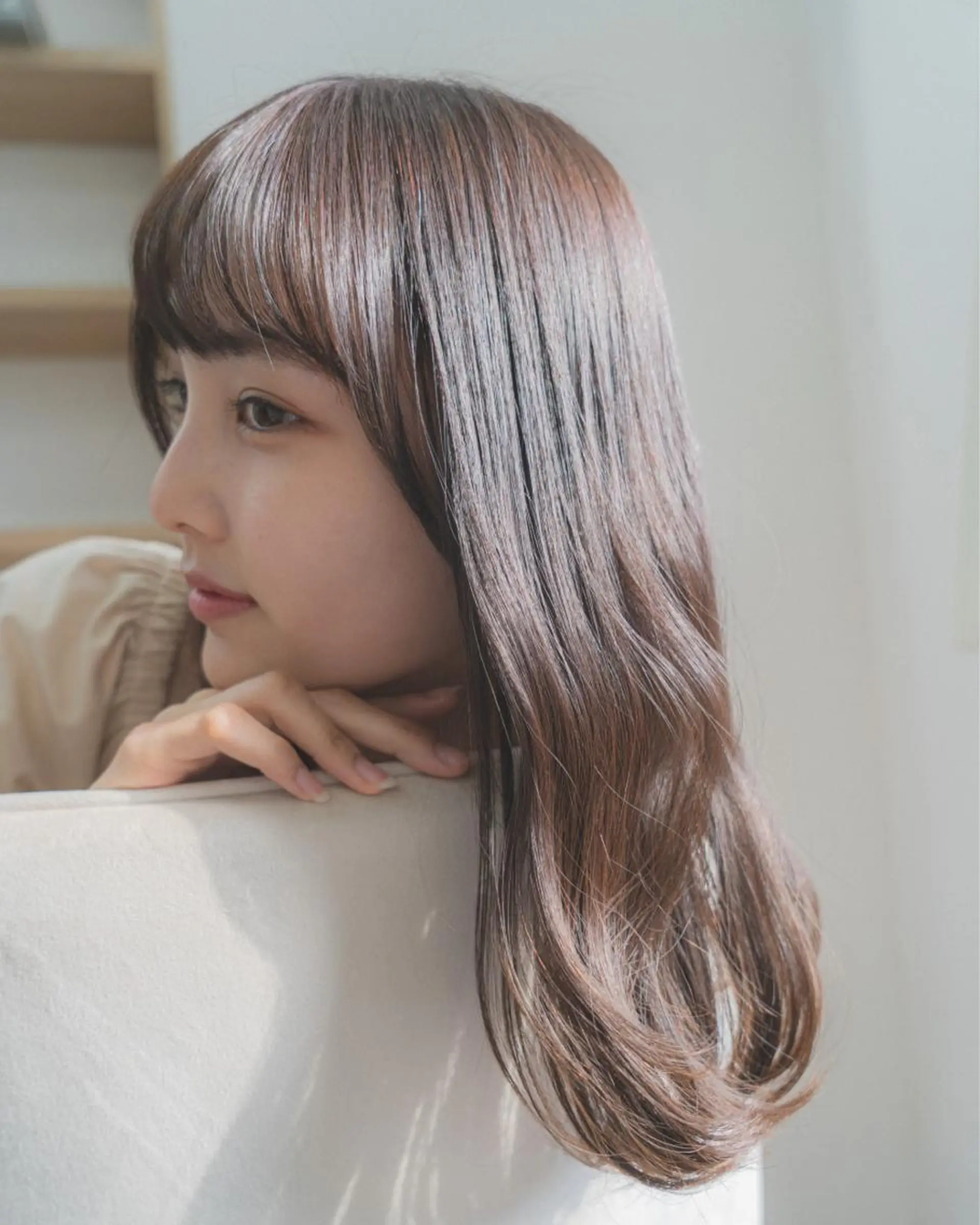 セミロング 矢口 嵩人のヘアスタイル