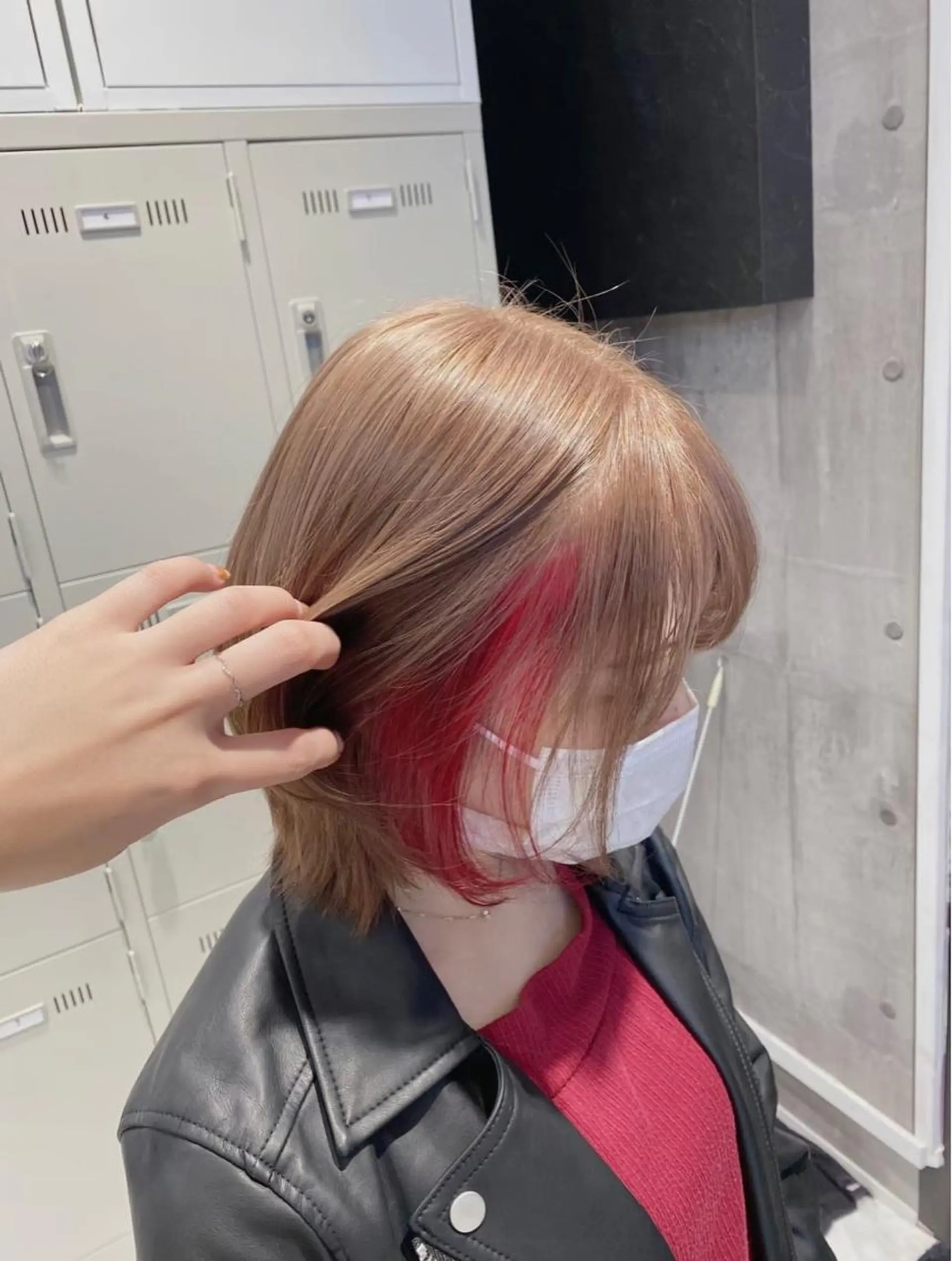 ミディアム カラー 🧸赤み消し🐾 ラベンダ/ミルクティのヘアスタイル