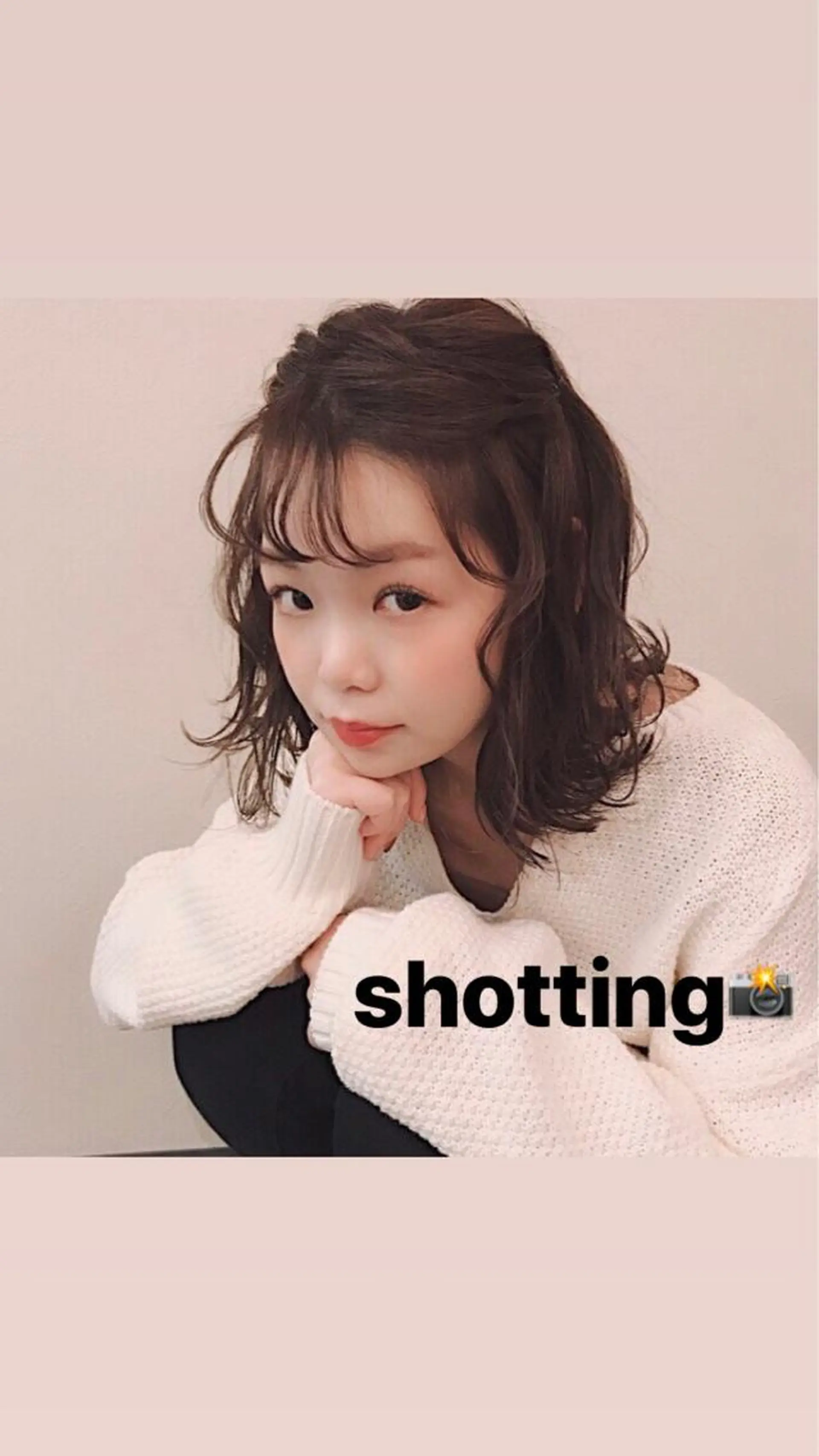 ミディアム カラー ヘアアレンジ 市川 千夏のヘアスタイル