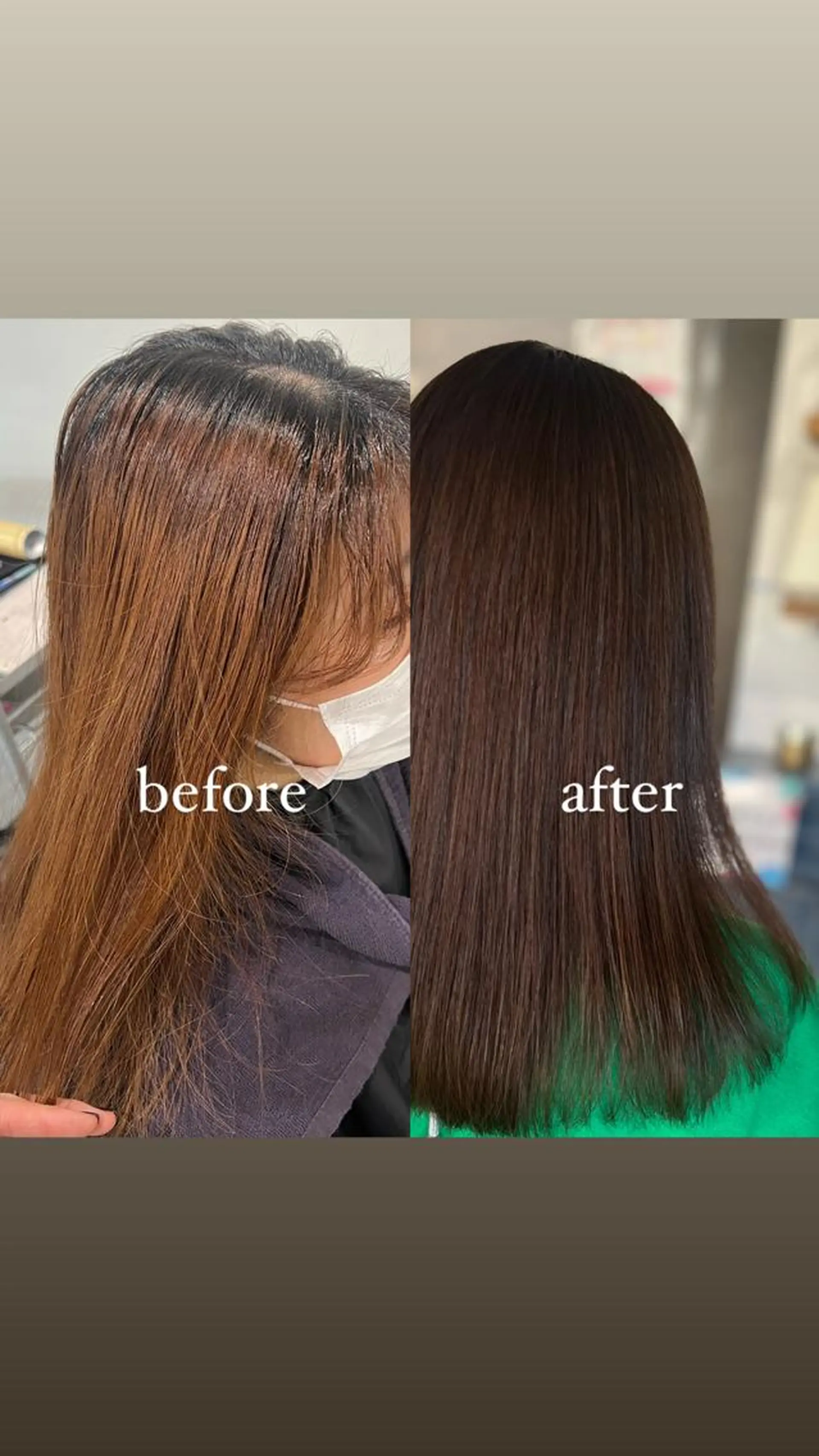 セミロング カラー ブリーチ 透明感カラー nito misakiのヘアスタイル