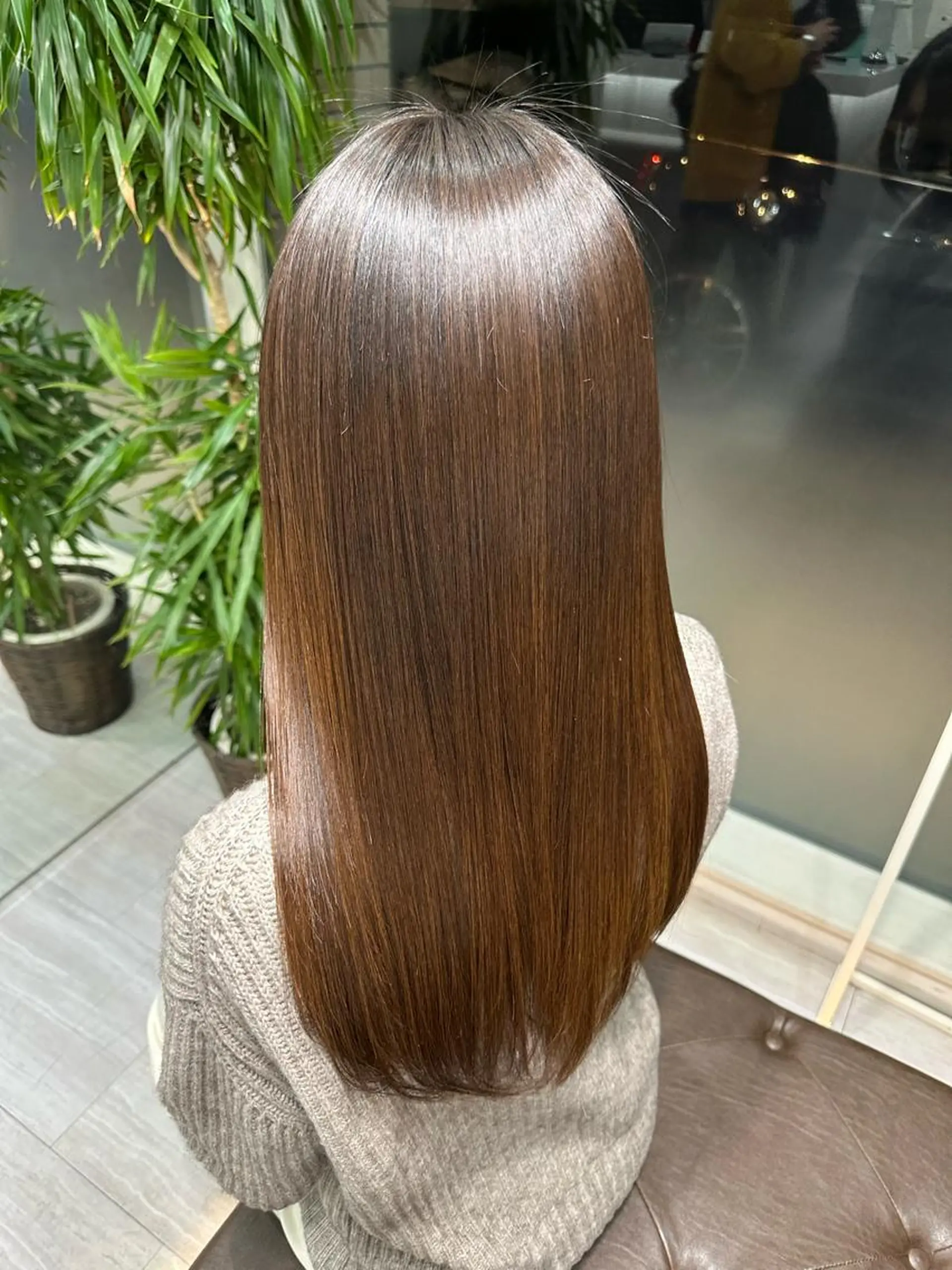 ロング トリートメント 大野 仁のヘアスタイル