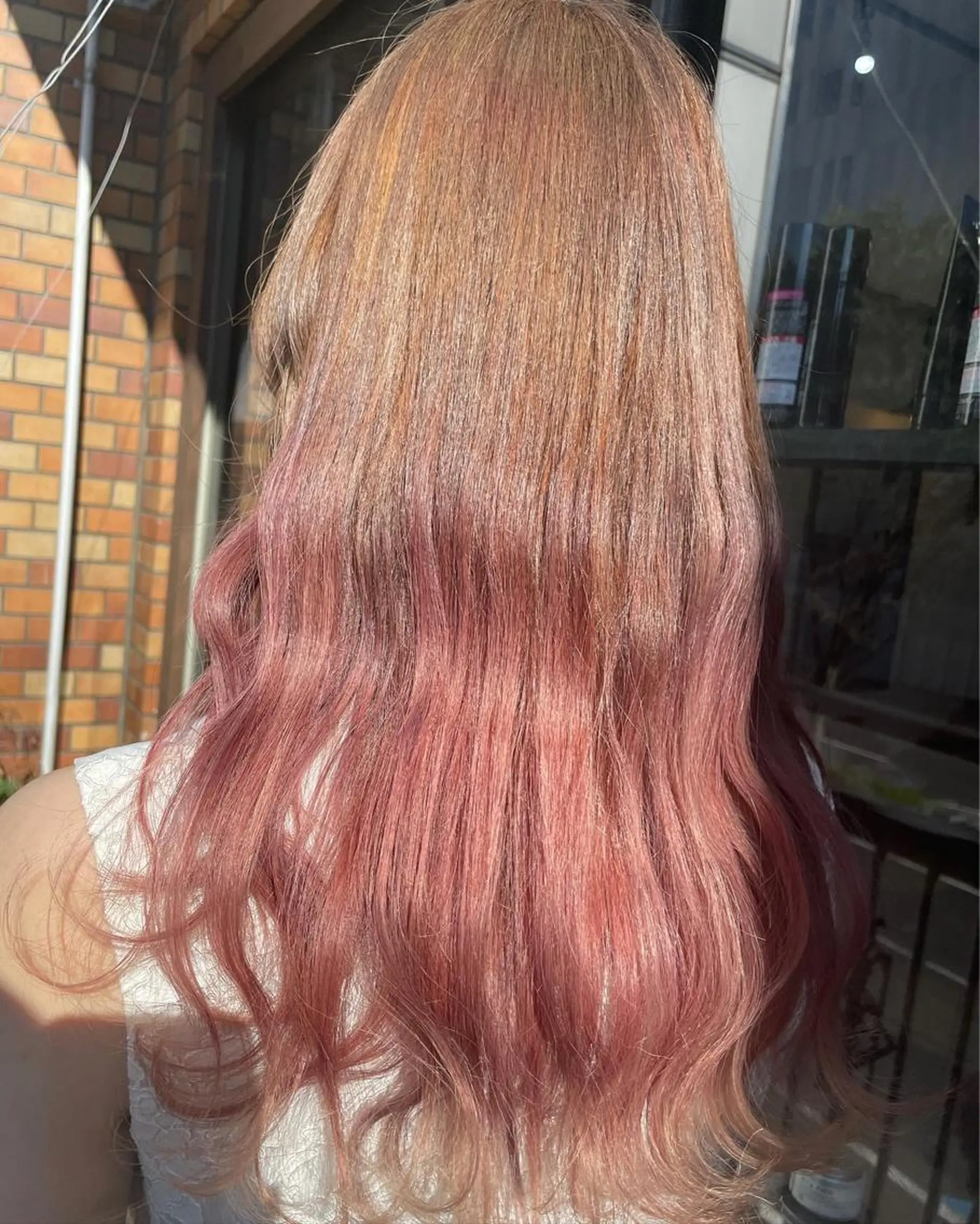 セミロング カラー パーマ ヘアアレンジ メンズ シールエクステ メンズブリーチ メンズハイライト メンズハイトーン メンズ韓国風 🦋高瀬寛菜🦋 韓国/ブリーチのヘアスタイル