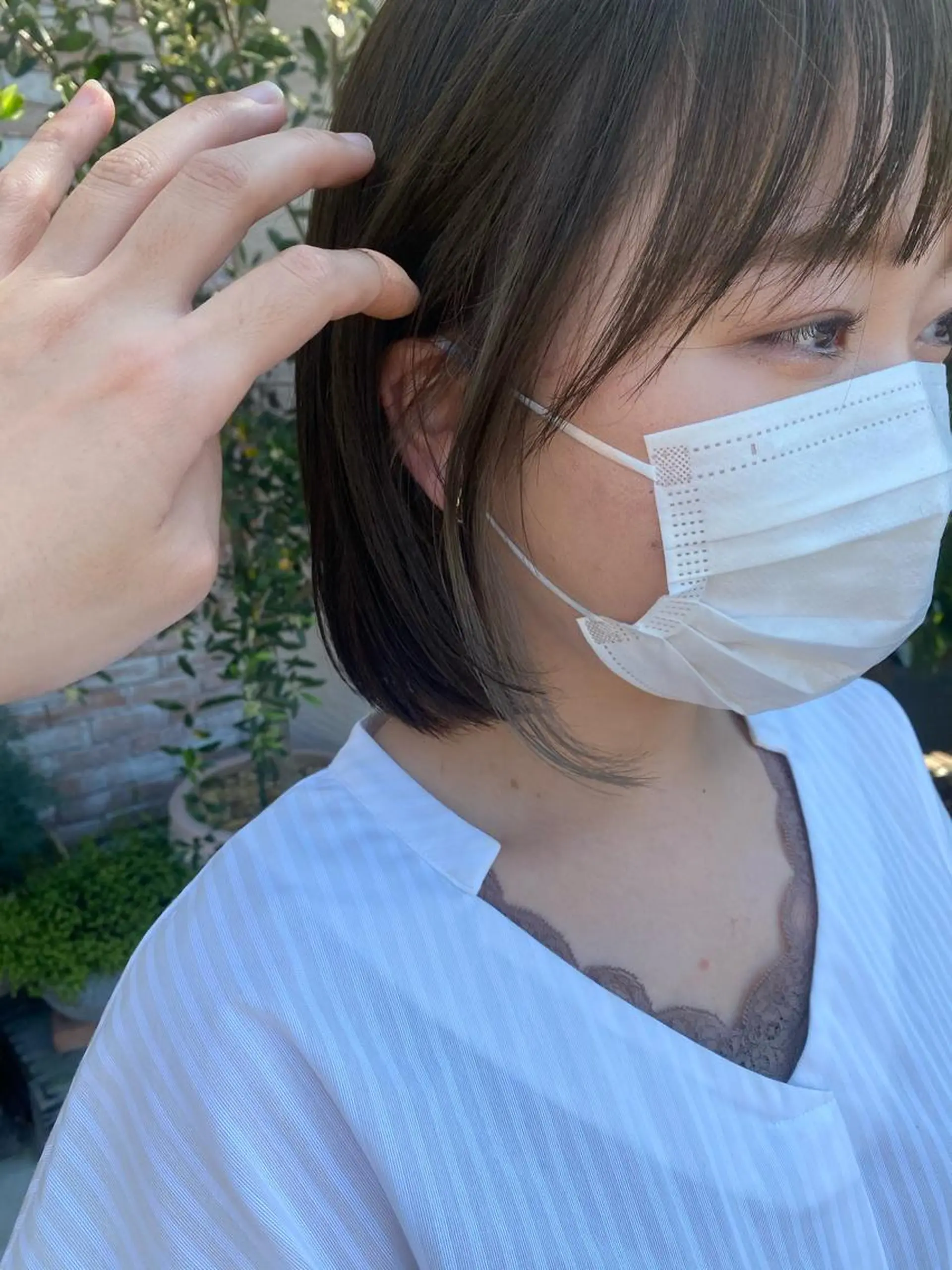 ショート カラー イヤリングカラー カット 【浜松・豊橋】 ニシモトのヘアスタイル
