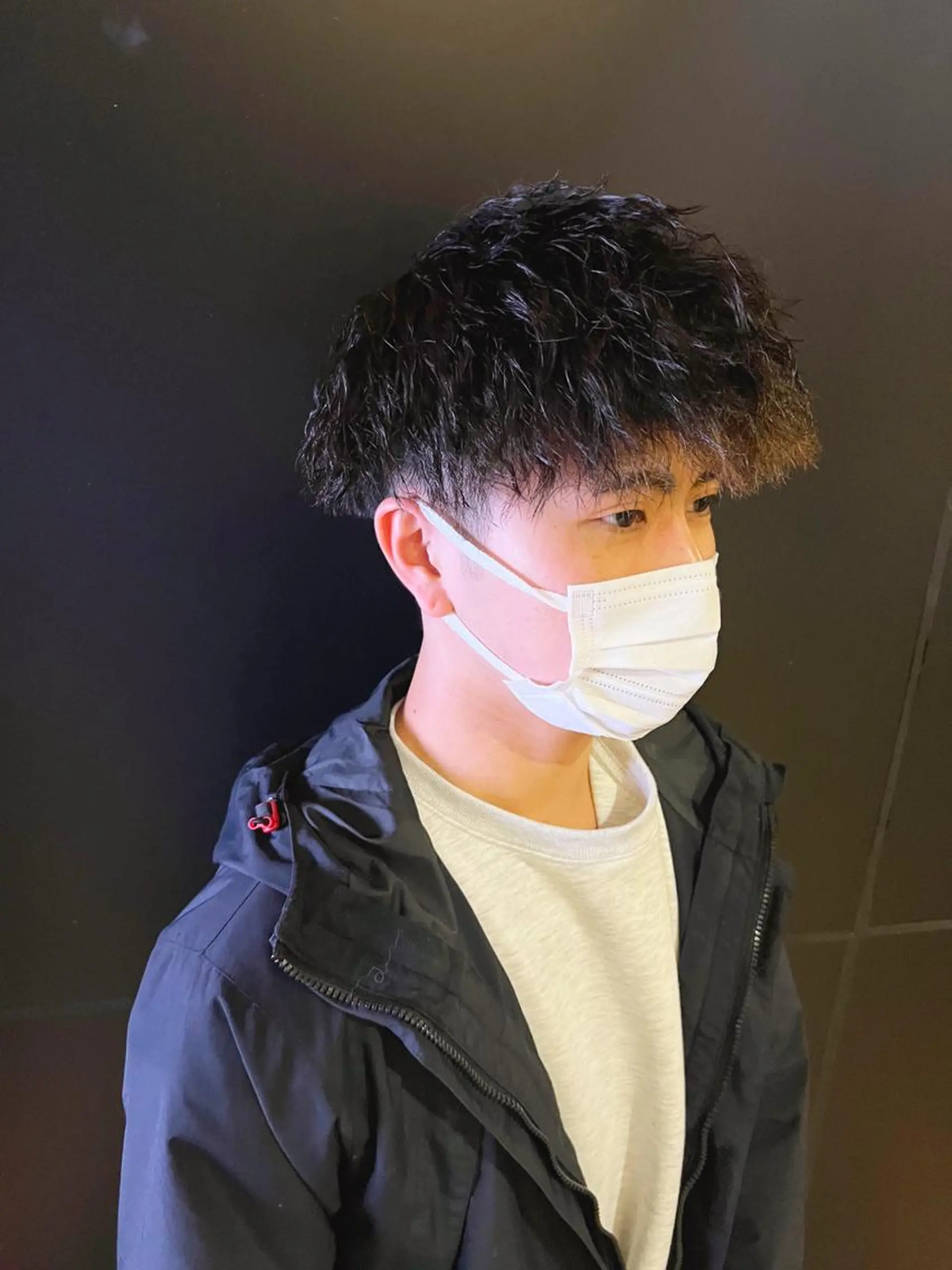 ショート パーマ 豊崎 佑輔のヘアスタイル