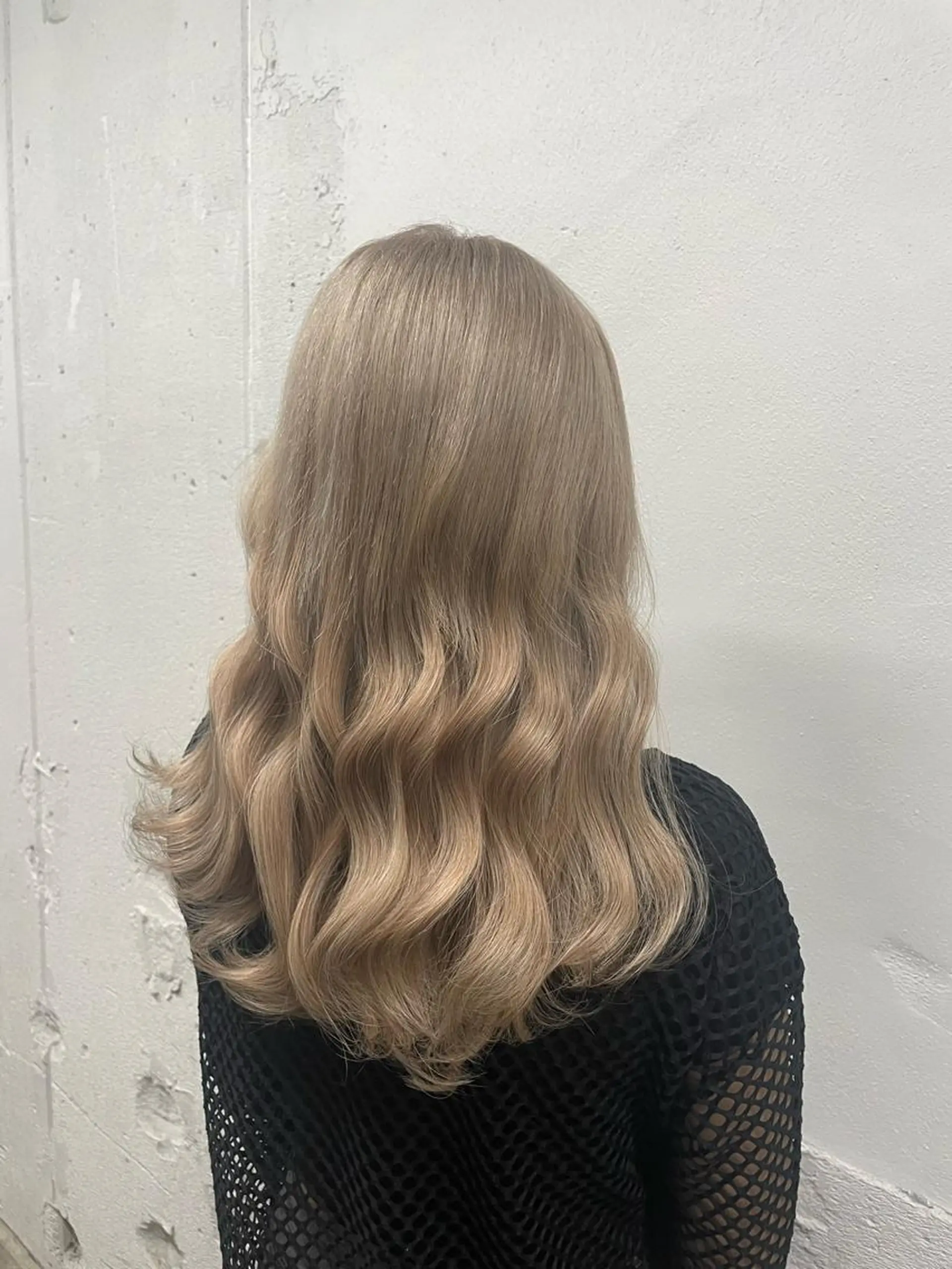 セミロング カラー シールエクステ バレイヤージュ ミストバング ダブルカラー  フェイスフレーミング ヘアカラー エクステ 🧡艶髪ちゅるん髪 🫧🧡YUKI❄️のヘアスタイル