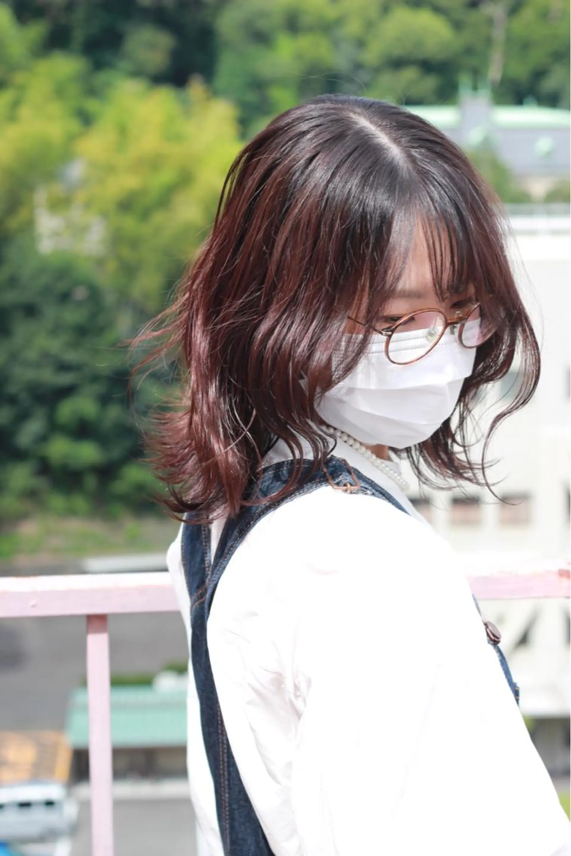 ミディアム カラー アッシュ ラベンダーカラー ラベンダーアッシュ カット ヘアカラー Viage （ビアージュ）のヘアスタイル