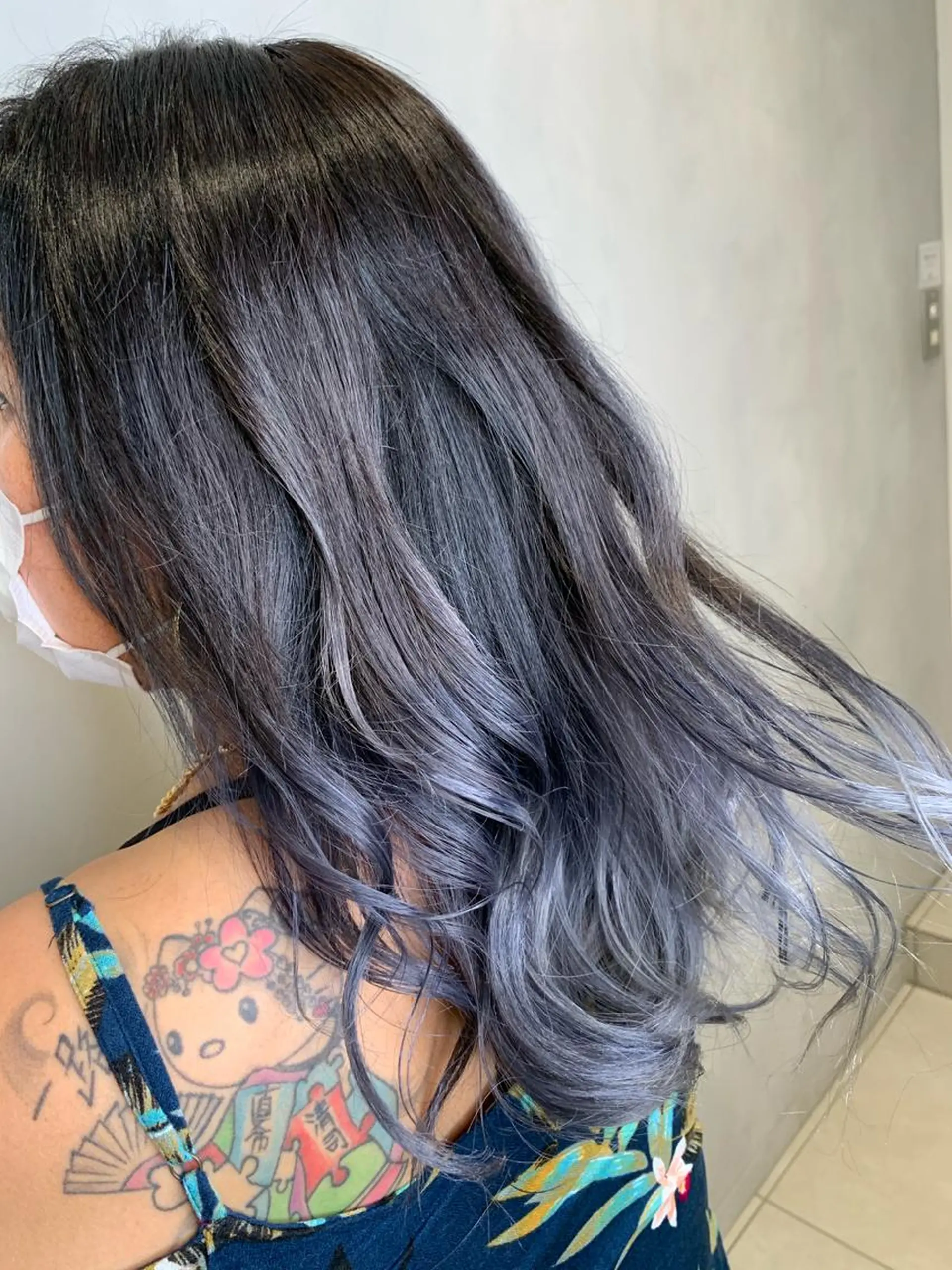 セミロング 吹田 駿 髪質改善縮毛矯正のヘアスタイル