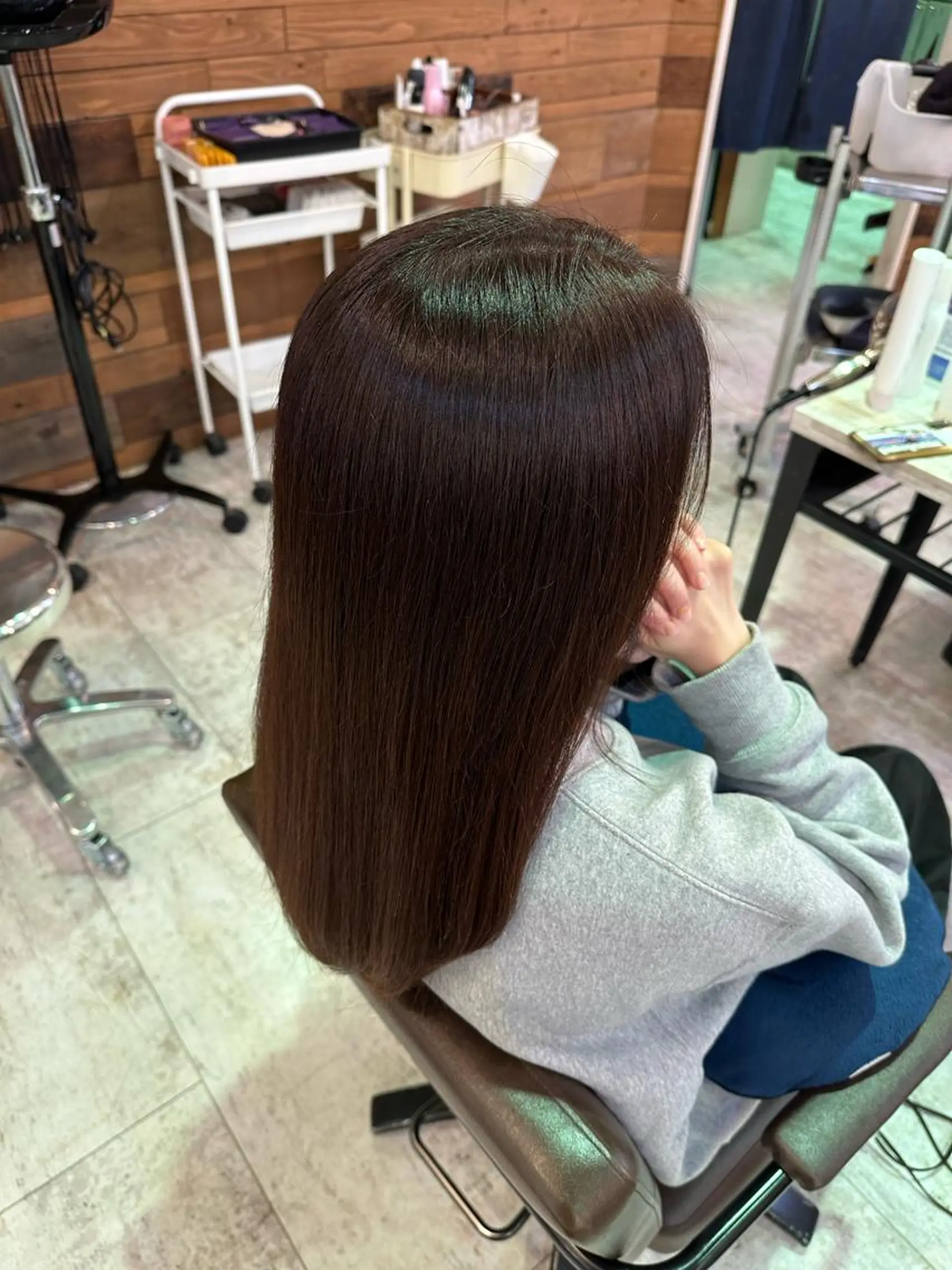ロング カラー トリートメント Plaatje🤍 はるか‎🕊のヘアスタイル