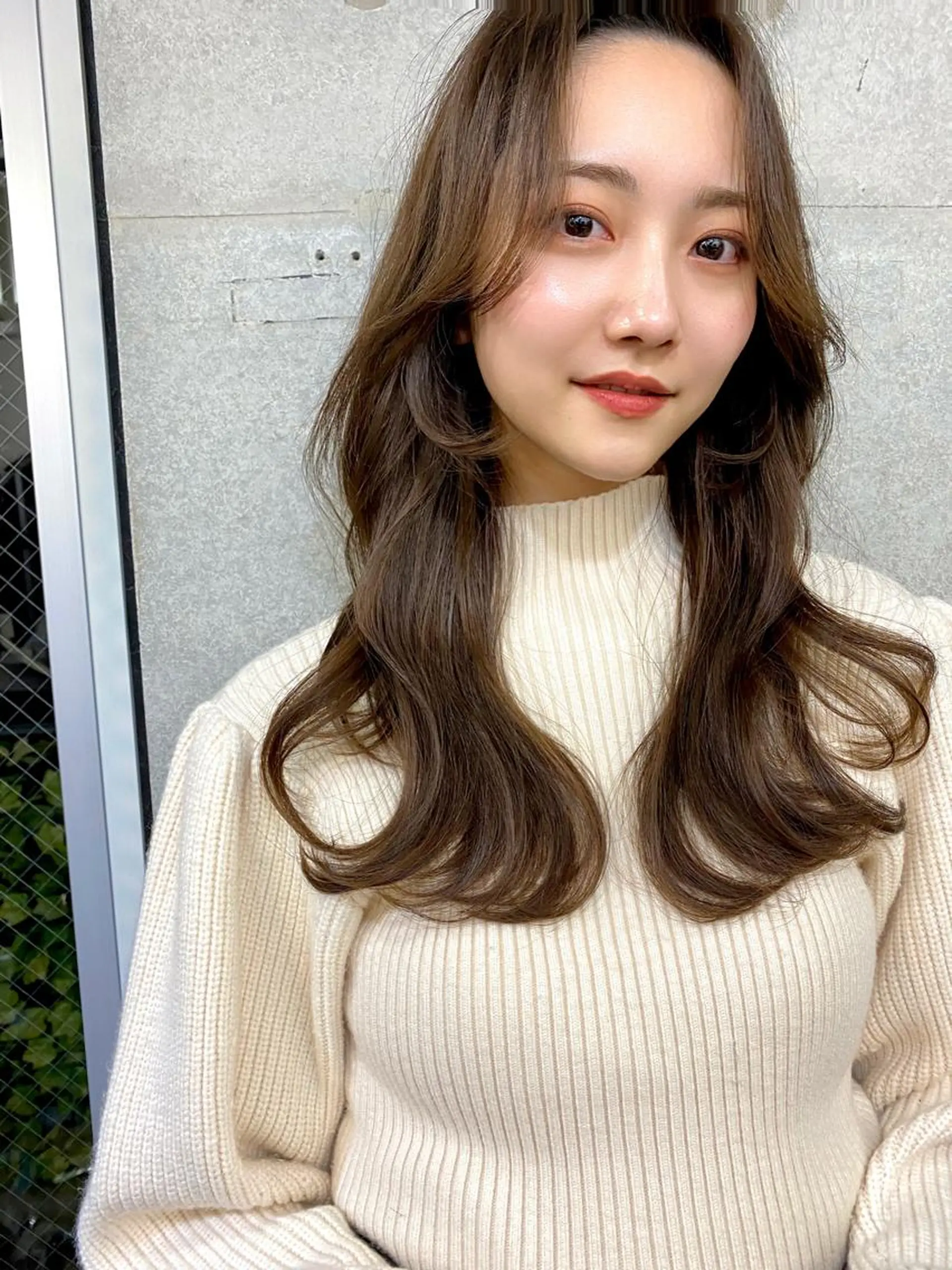 ロング カラー 顔まわりレイヤー 韓国風ヘア レイヤーカット 似合わせレイヤー 🇰🇷荒木洋文のヘアスタイル