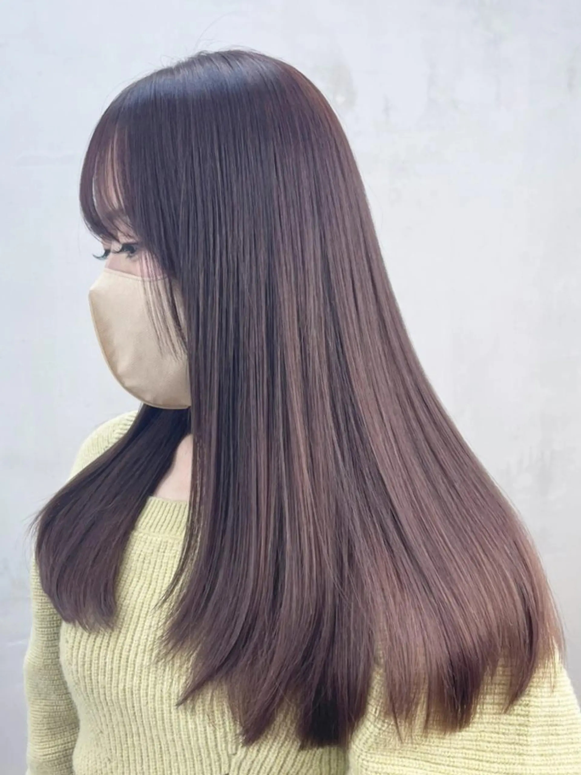 セミロング カラー パーマ ヘアアレンジ 髪質改善 カット ヘアカラー トリートメント ITbyALBUM 下北沢店のヘアスタイル