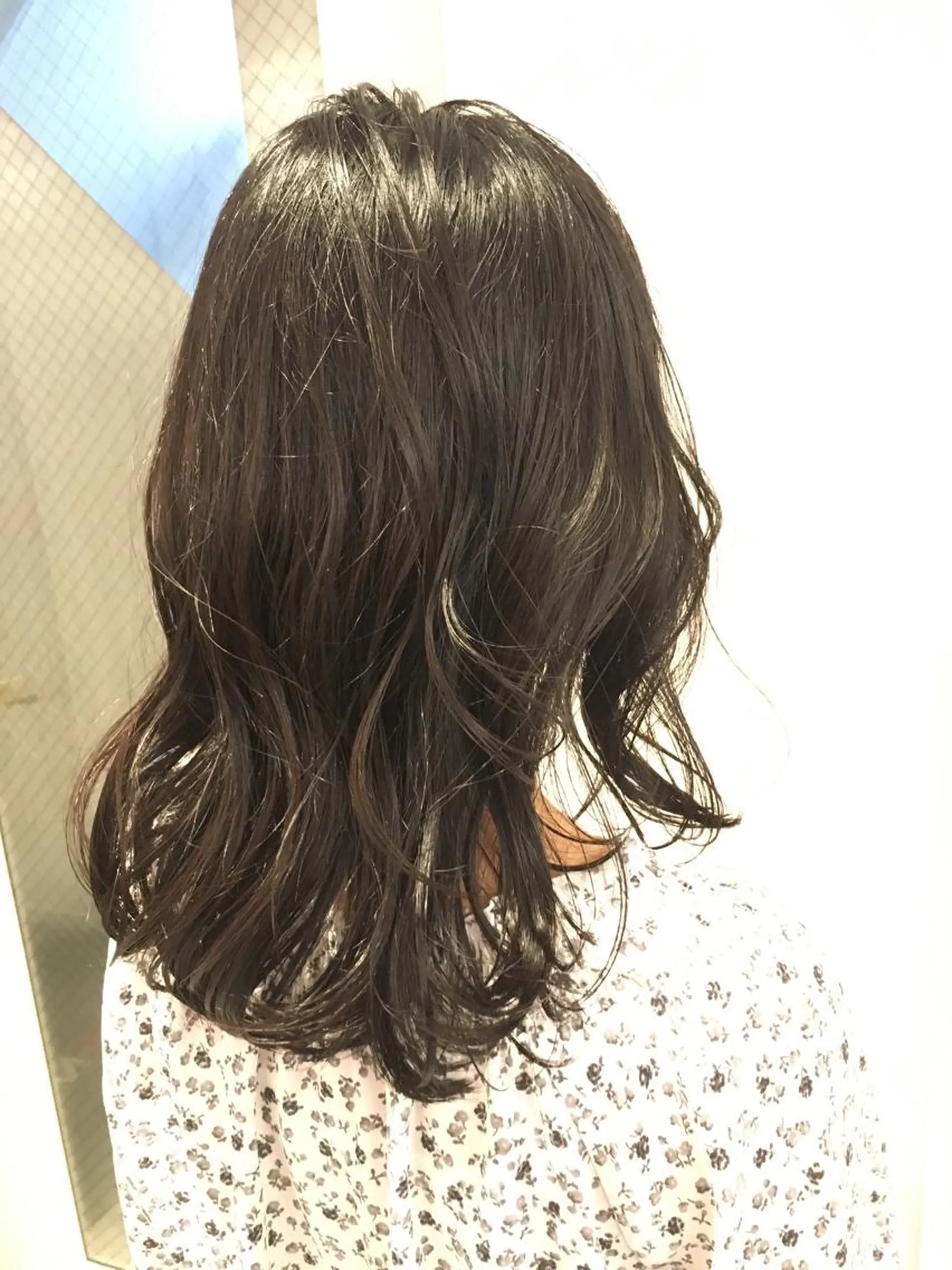 ミディアム カラー ヘアアレンジ 金子 富士のヘアスタイル