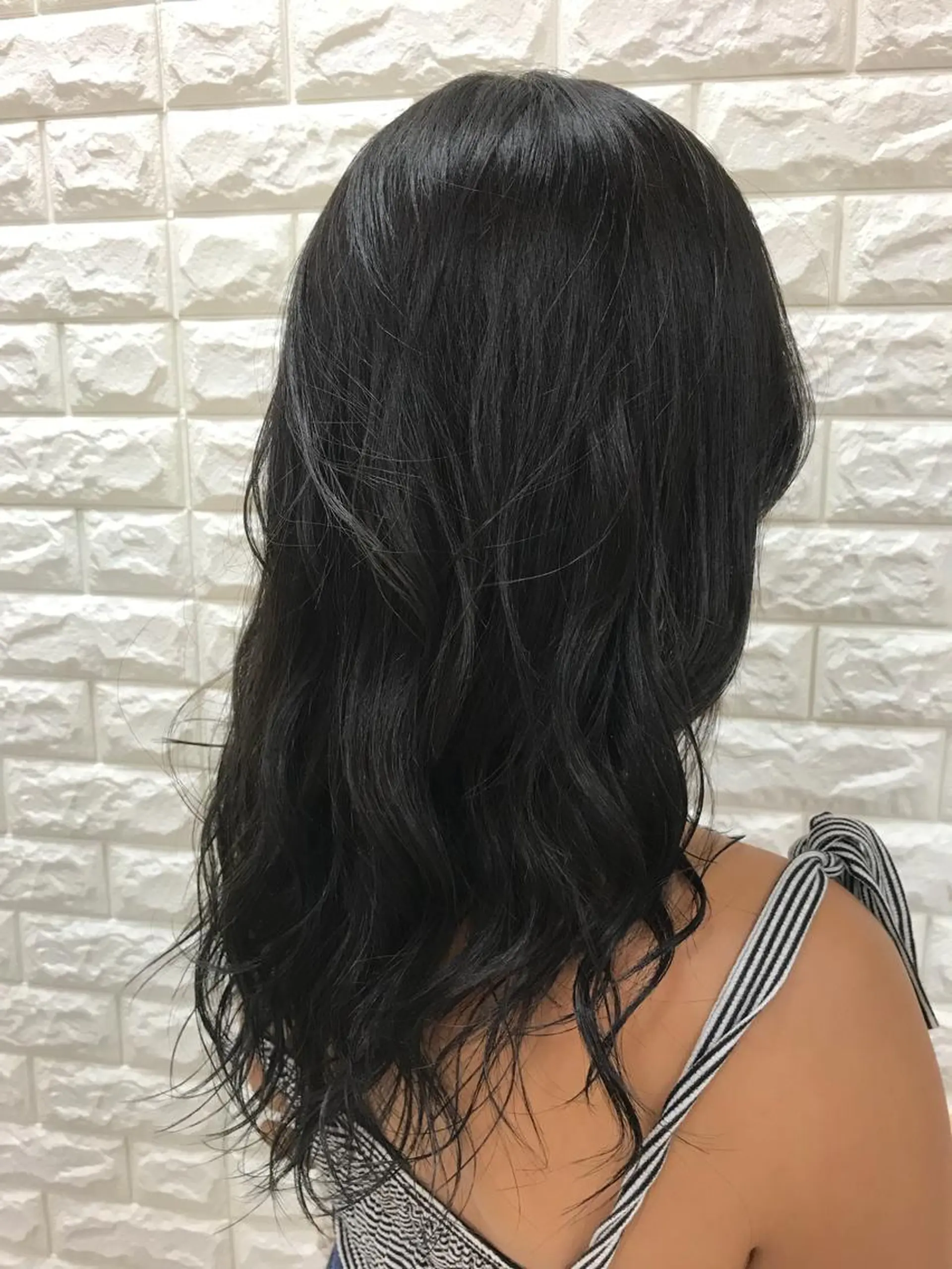 ロング カラー ヘアカラー ヘッドスパ 顔まわりカット✄ ベージュカラー🧸のヘアスタイル