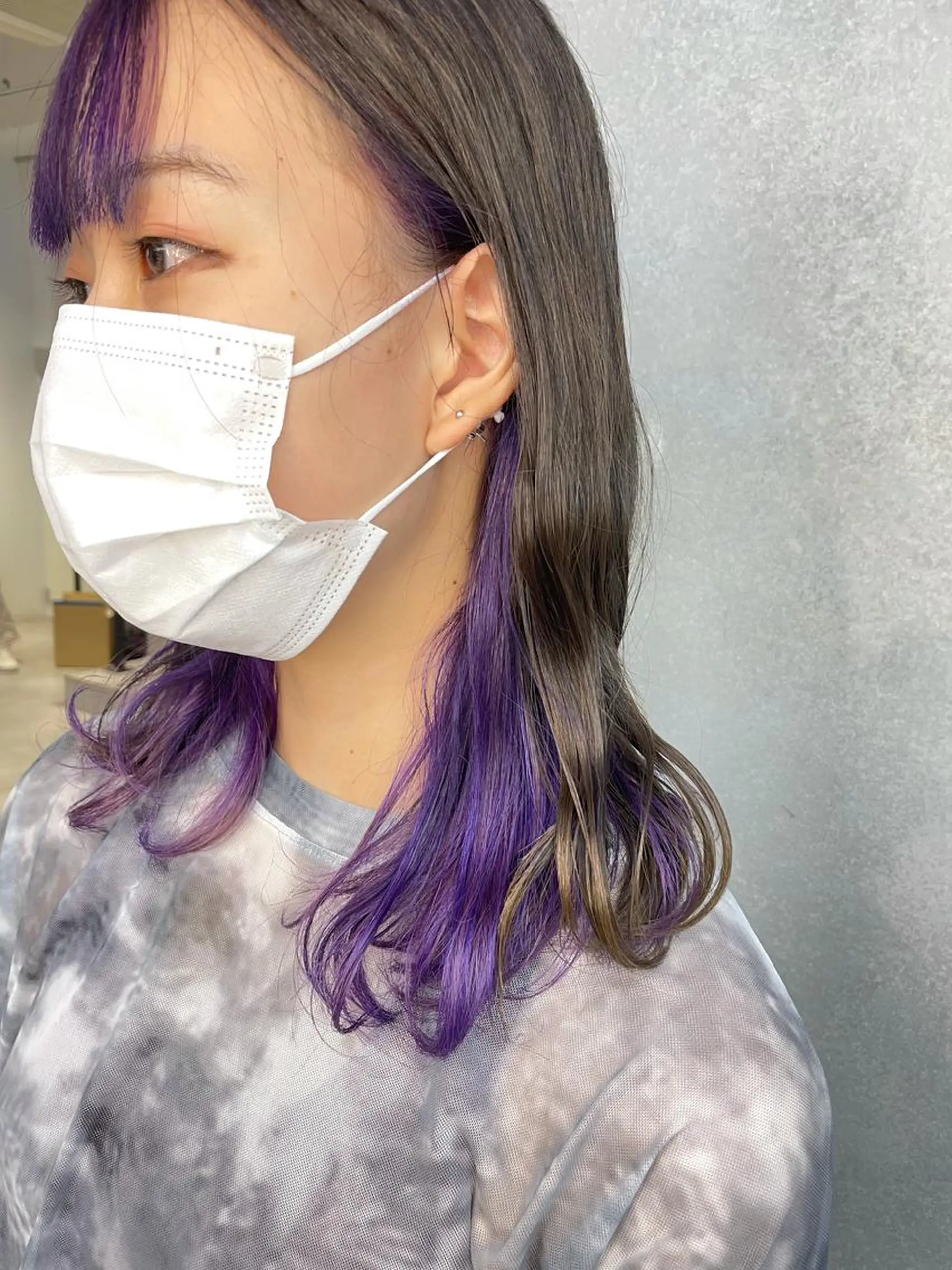 カラー インナーカラー ヘアカラー hair&nail ☯️アイリ☯️のネイルデザイン