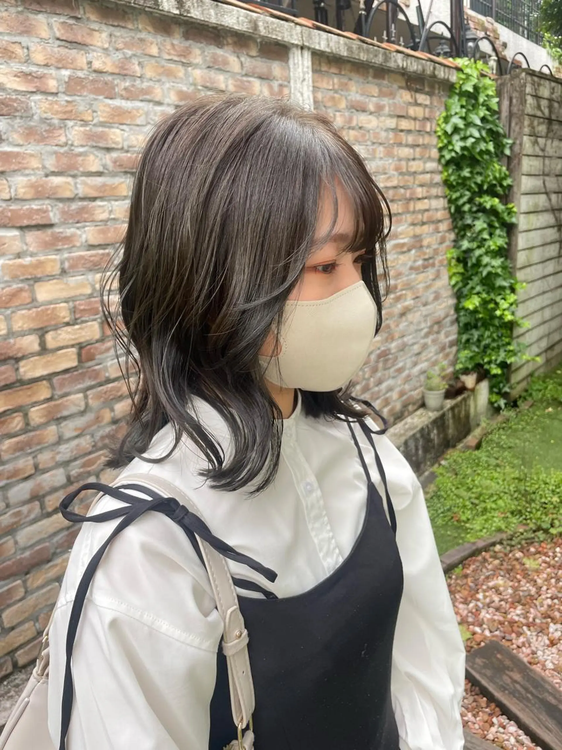 ミディアム ヘアカラー トリートメント レイヤー/顔周り/ 透明感/ののか💞のヘアスタイル