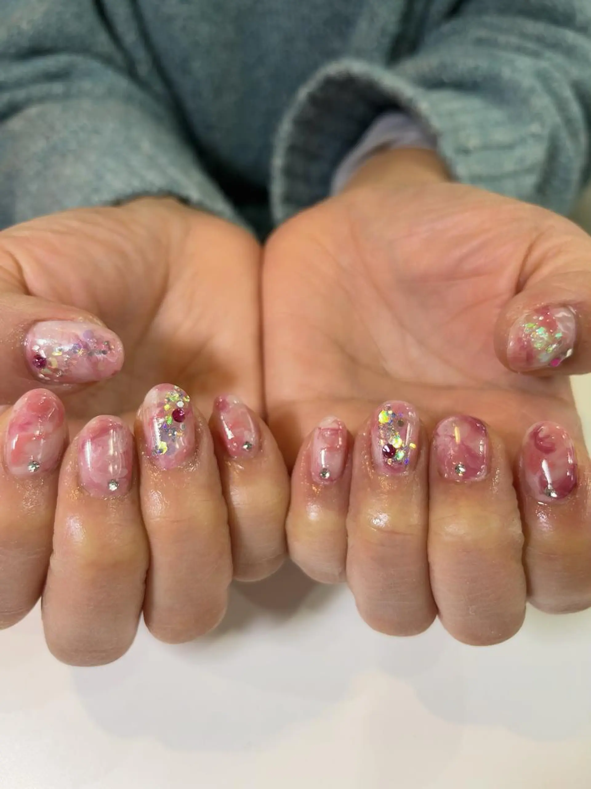 ネイル ハンドネイル ハンドケア あおやぎ ゆきこのネイルデザイン