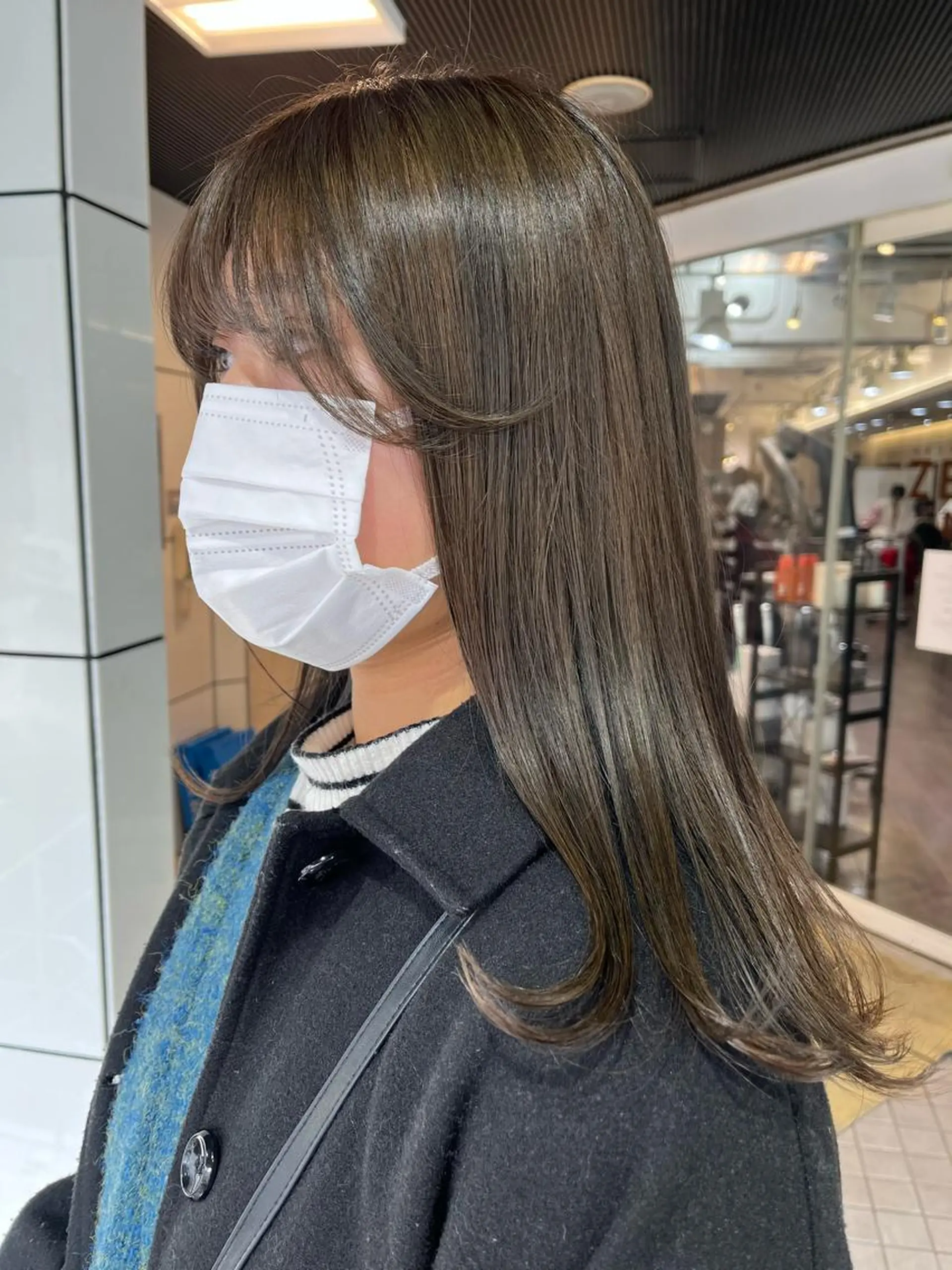 カラー ブリーチ ケアブリーチ ダブルカラー イヤリングカラー グレージュ ヘアカラー トリートメント カットパーマ 🌀あさみのヘアスタイル