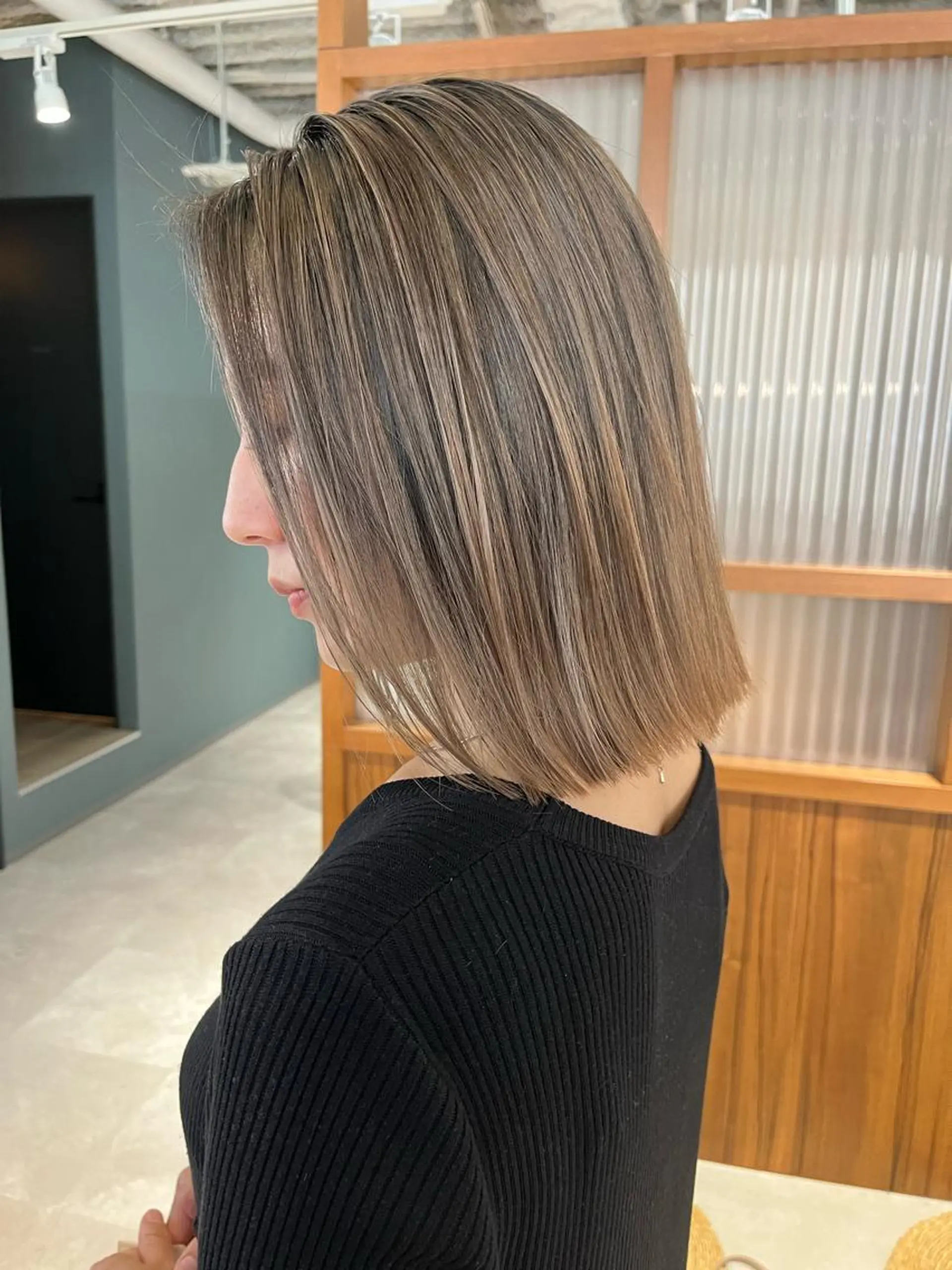 ミディアム カラー ヘアカラー 【代表】高山 一真のヘアスタイル