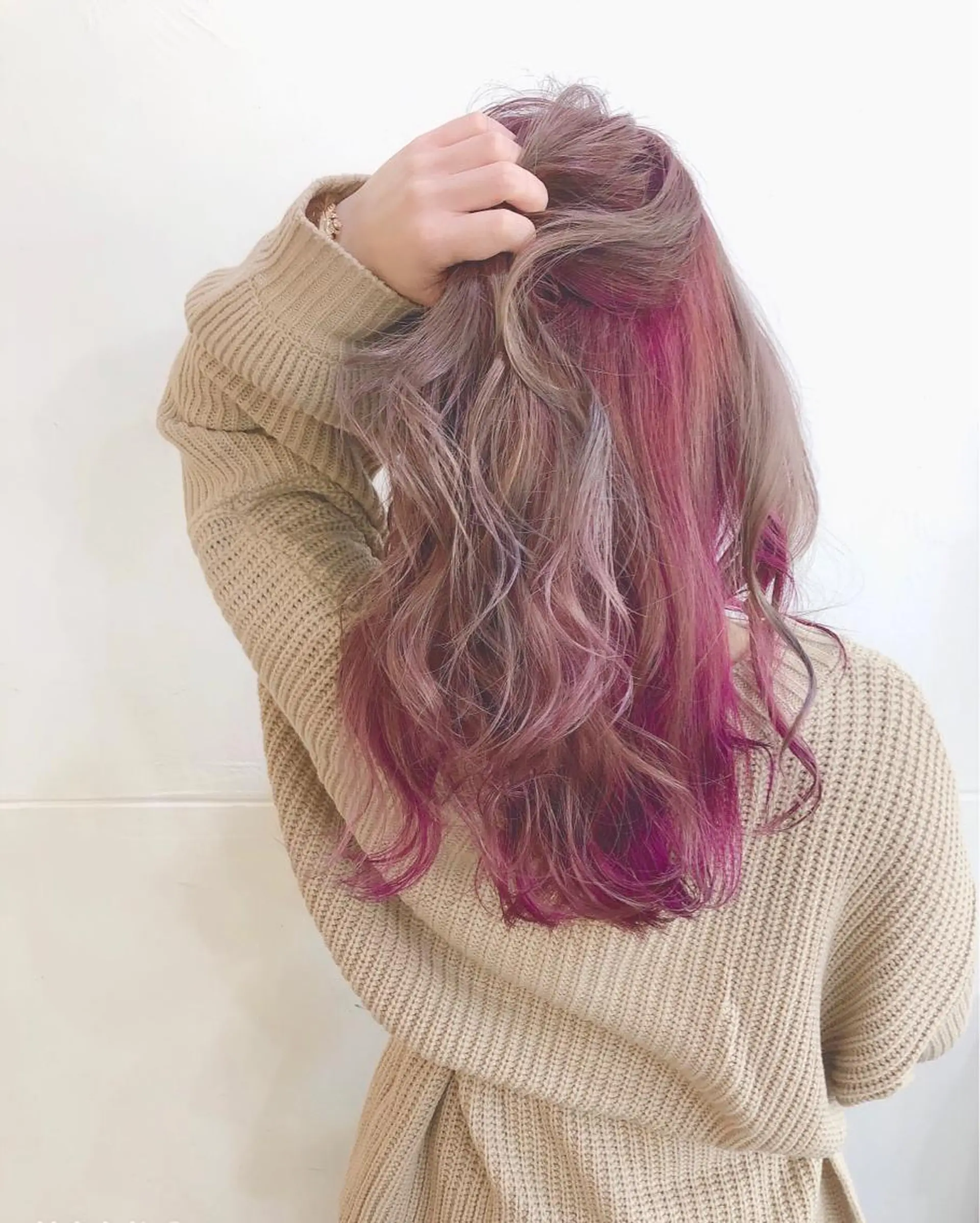 ロング カット ヘアカラー トリートメント 吉田 典弘のヘアスタイル