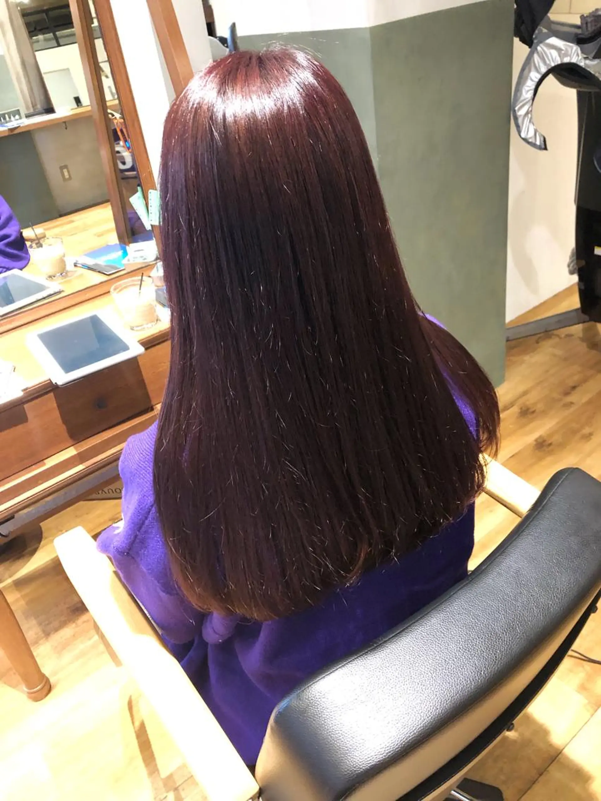ロング カラー バイオレットカラー ◇おの あすか◇のヘアスタイル