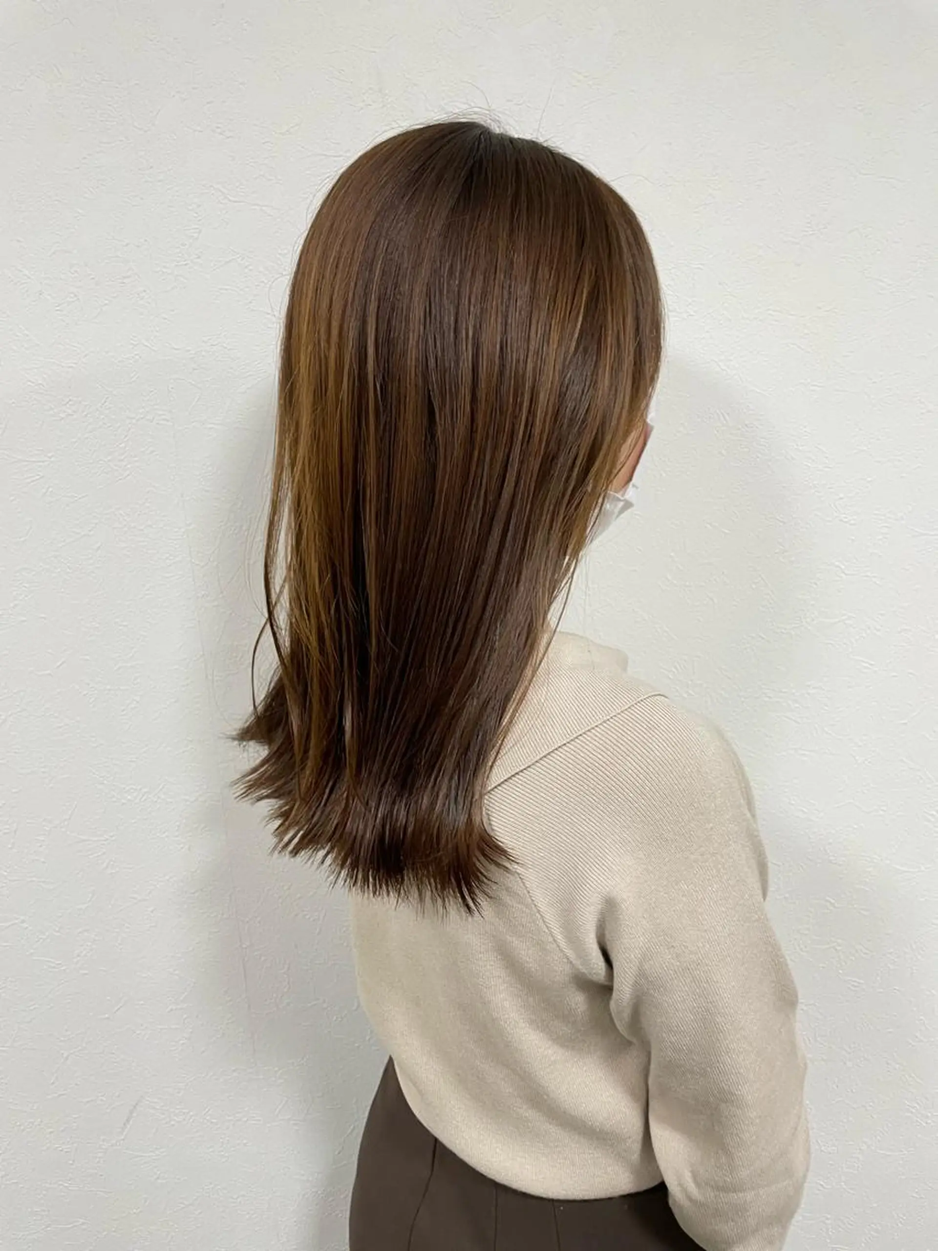 ミディアム 艶髪カラー& トリートメント　松村のヘアスタイル