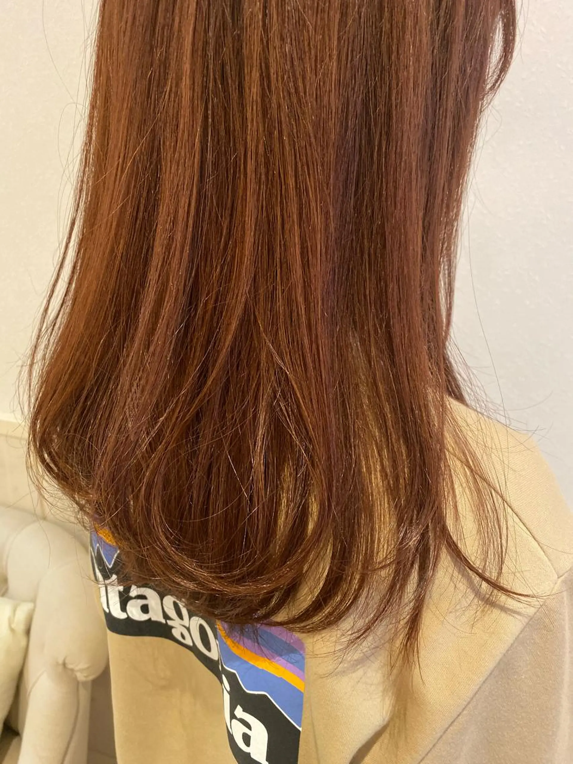 セミロング カラー カット ヘアカラー 宮内 真乃のヘアスタイル