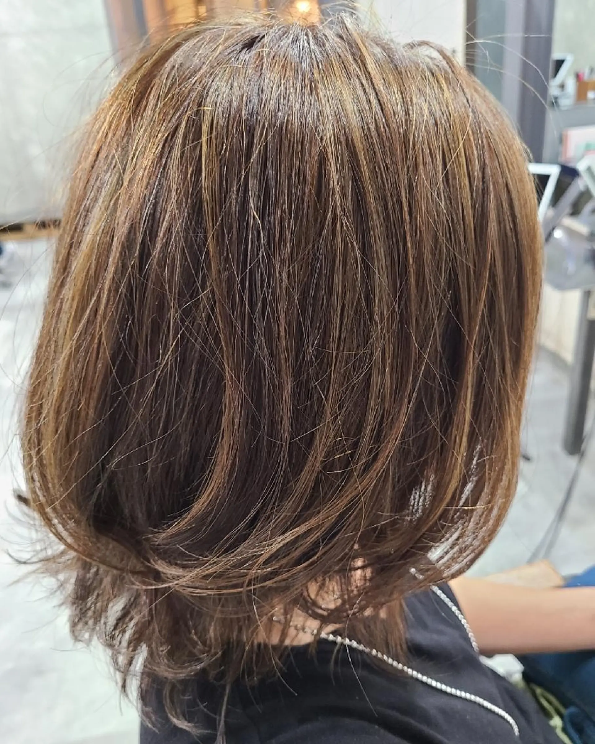 ミディアム カラー ヘアアレンジ ブリーチ グレージュ ハイライトカラー 外国人風カラー ハイライト カット ヘアカラー トリートメント terra✂️川嶋 大輔のヘアスタイル