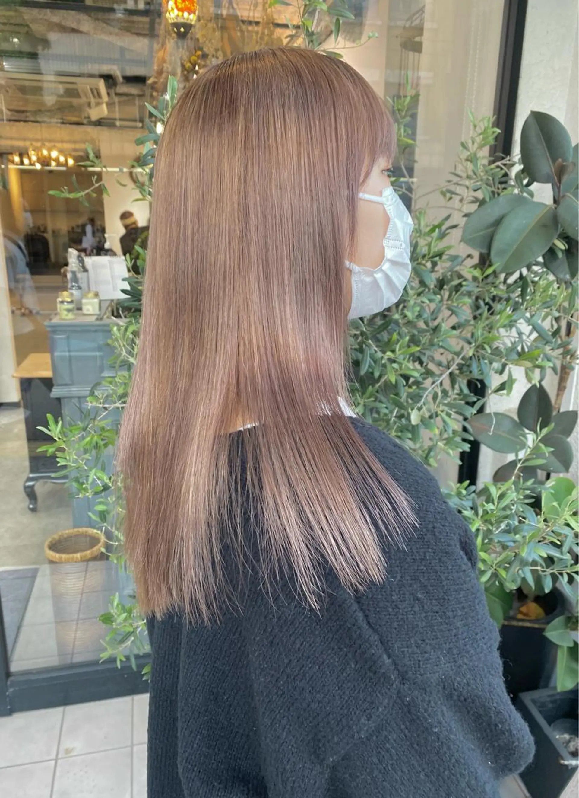 セミロング 小野田 航己のヘアスタイル