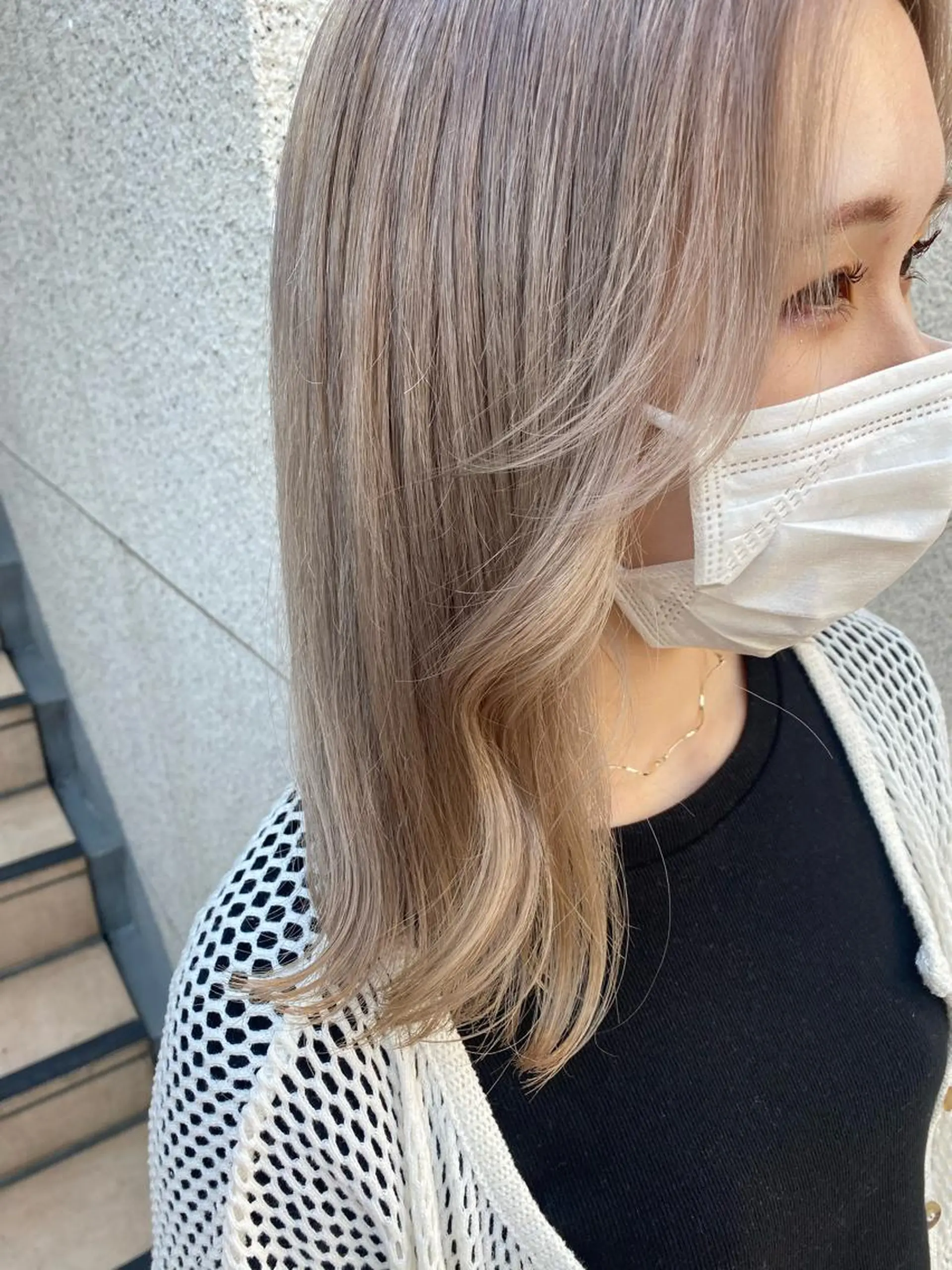 セミロング カラー 💗💗韓国レイヤー yu-ki💗💗のヘアスタイル