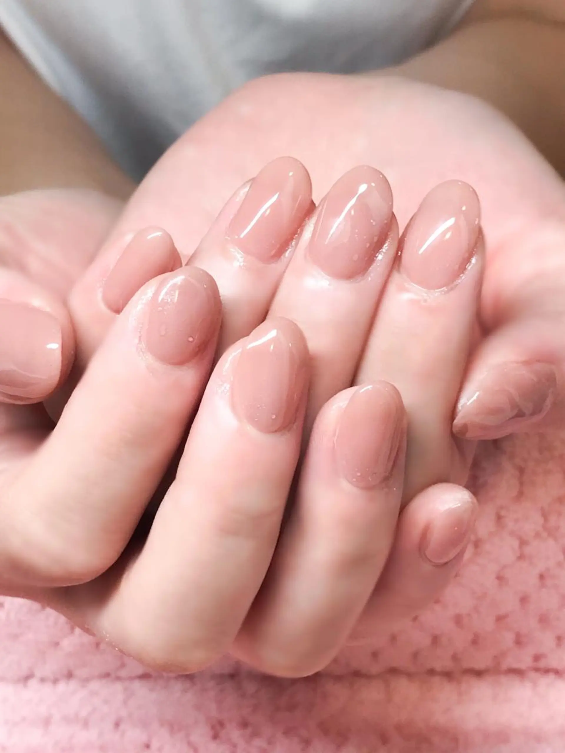 ネイル クリアネイル ジェルネイル オフィスネイル シンプルネイル Nyanco Nailのネイルデザイン