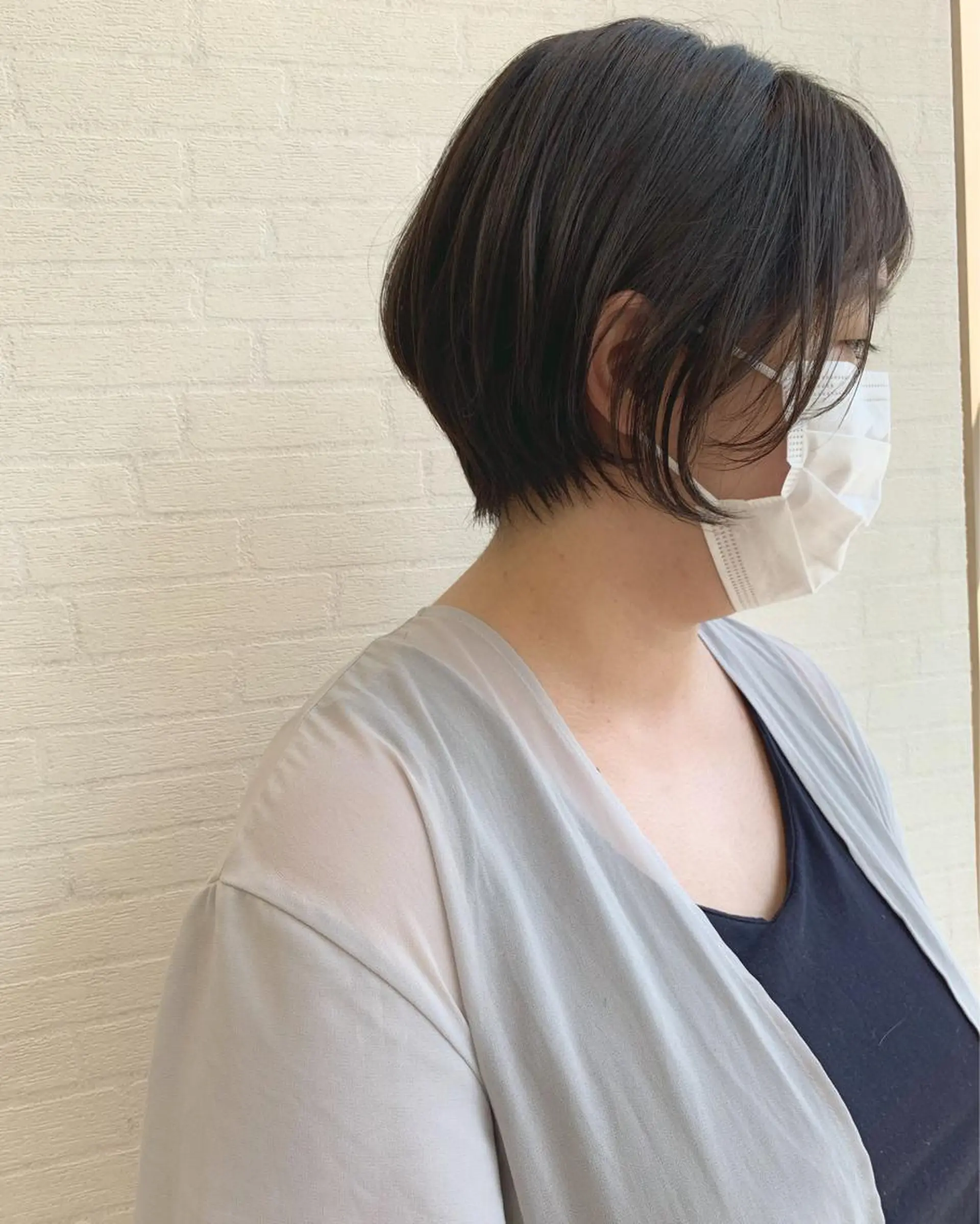 ショート カラー 切りっぱなしボブ ショートボブ ハンサムショート アッシュ ベージュカラー カット ヘアカラー トリートメント 初めてのショート お任せください✂️のヘアスタイル