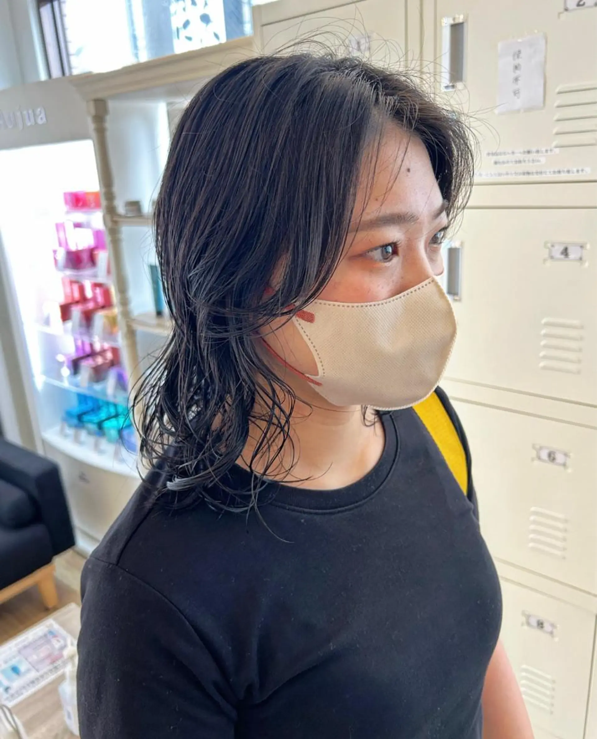 ミディアム パーマ ミディアムパーマ 🫧顔周りカット 🫧樫村優香のヘアスタイル