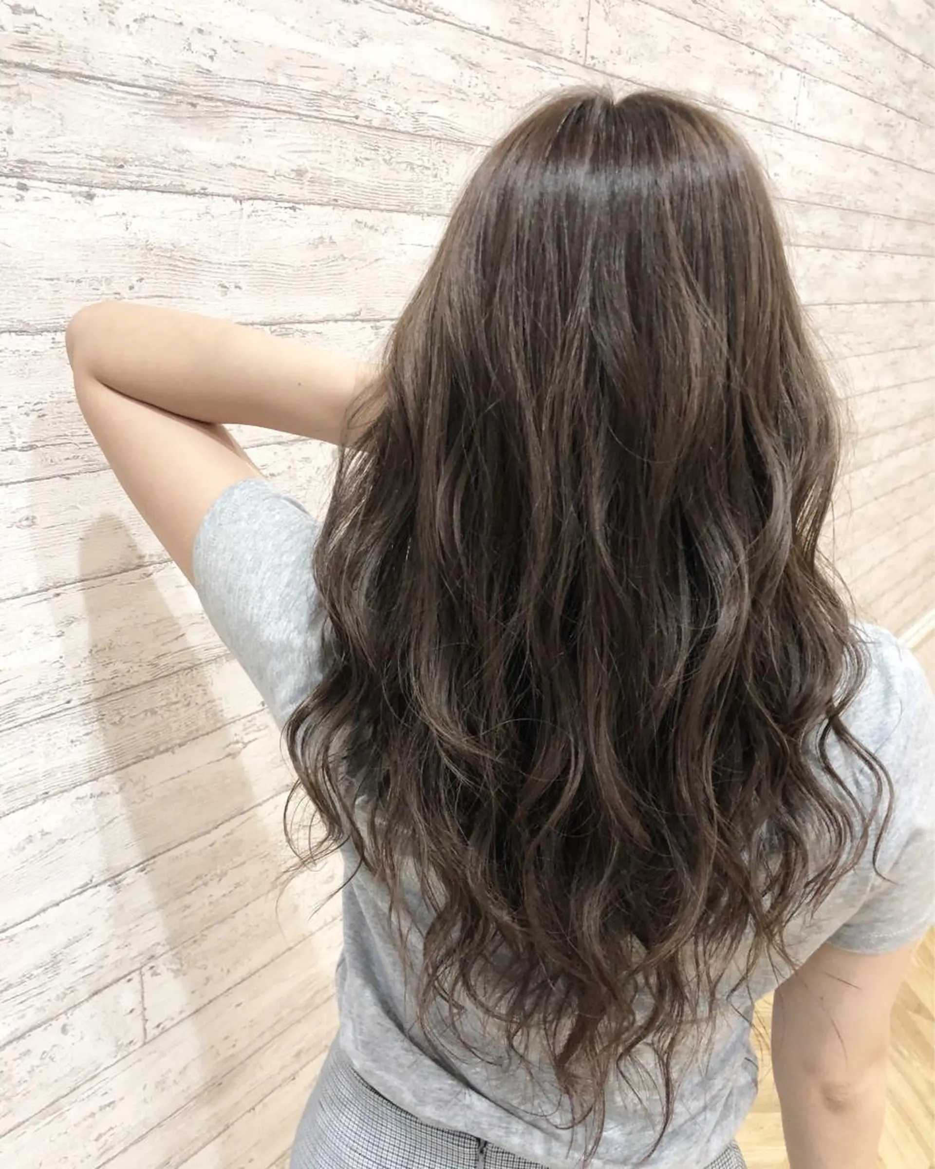 セミロング 池村美月 @透明感カラーのヘアスタイル