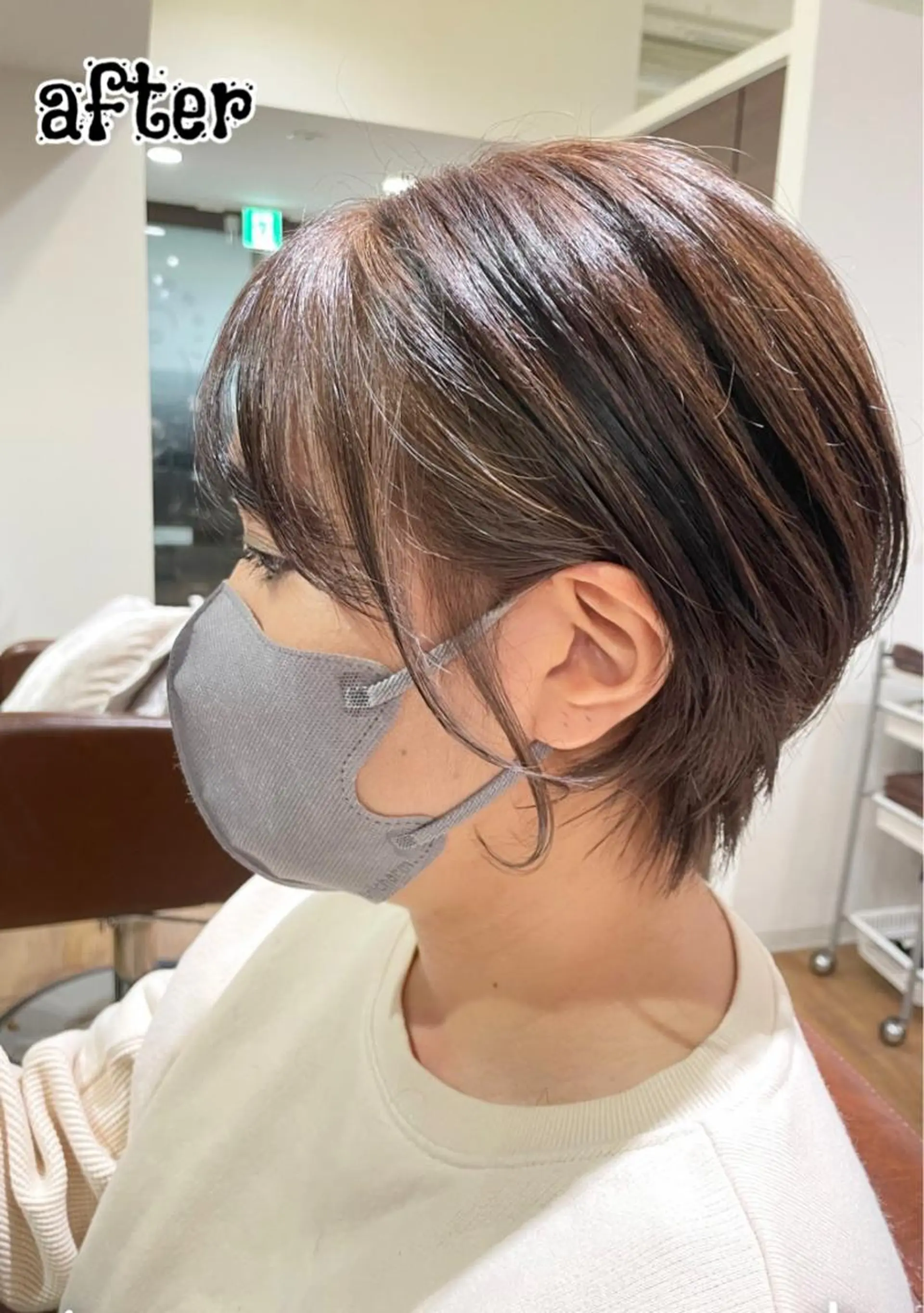 ショート 🌈縮毛矯正/ショー ト/MIKI🌈のヘアスタイル