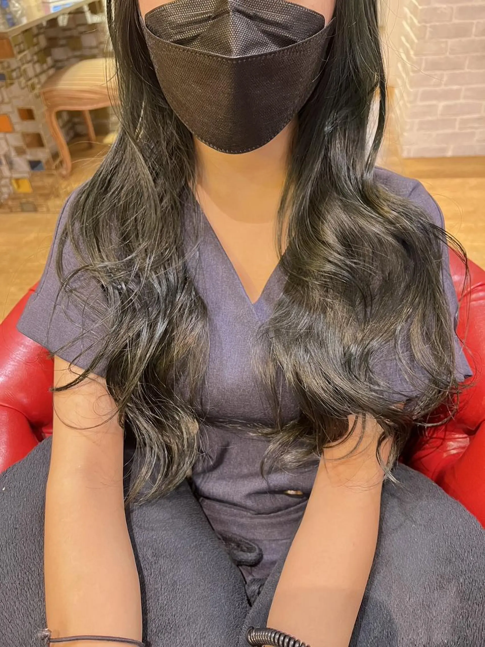 ミディアム カラー アティリー 西梅田のヘアスタイル