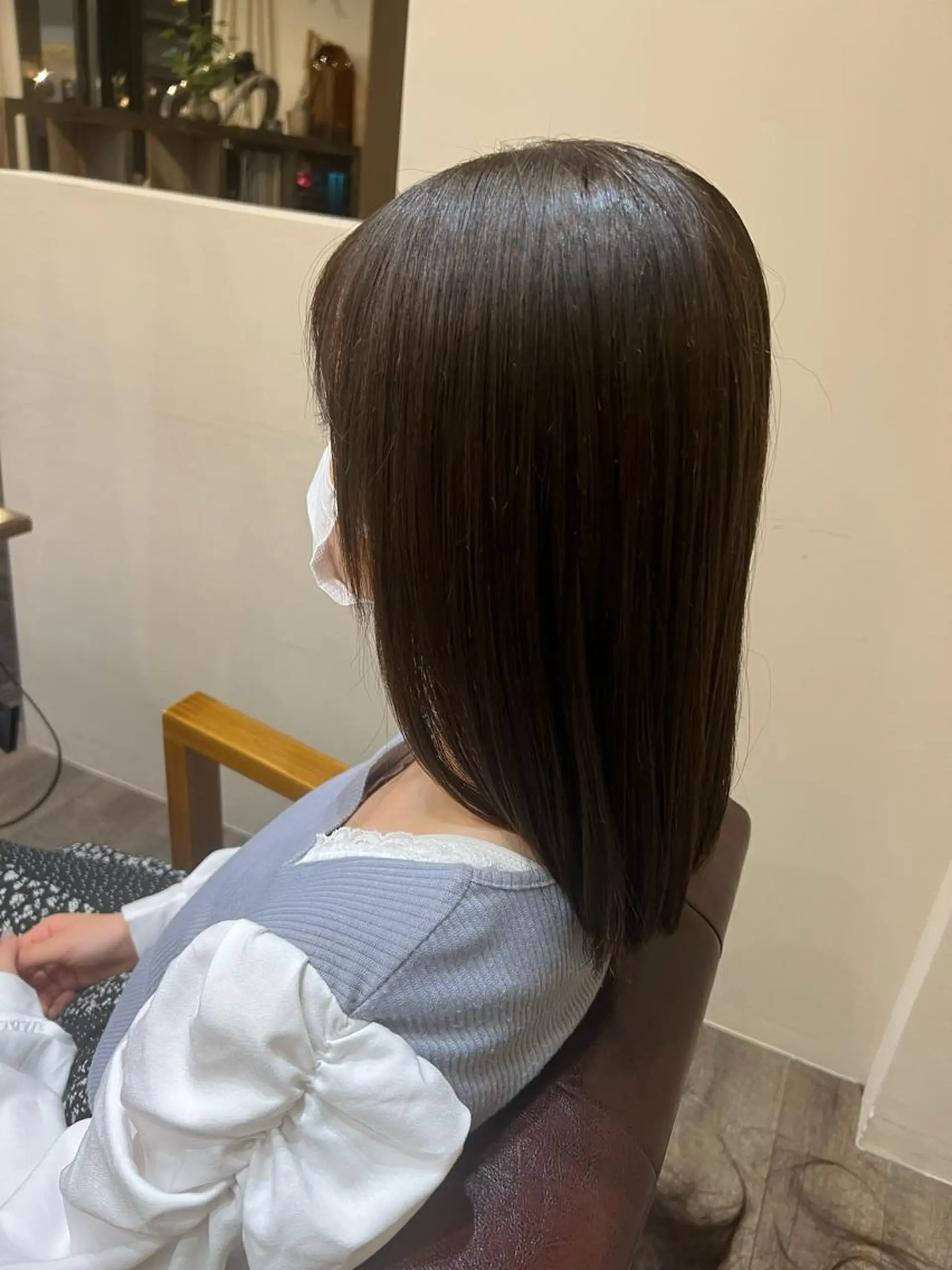 ミディアム カラー パーマ 滝内 佑弥のヘアスタイル