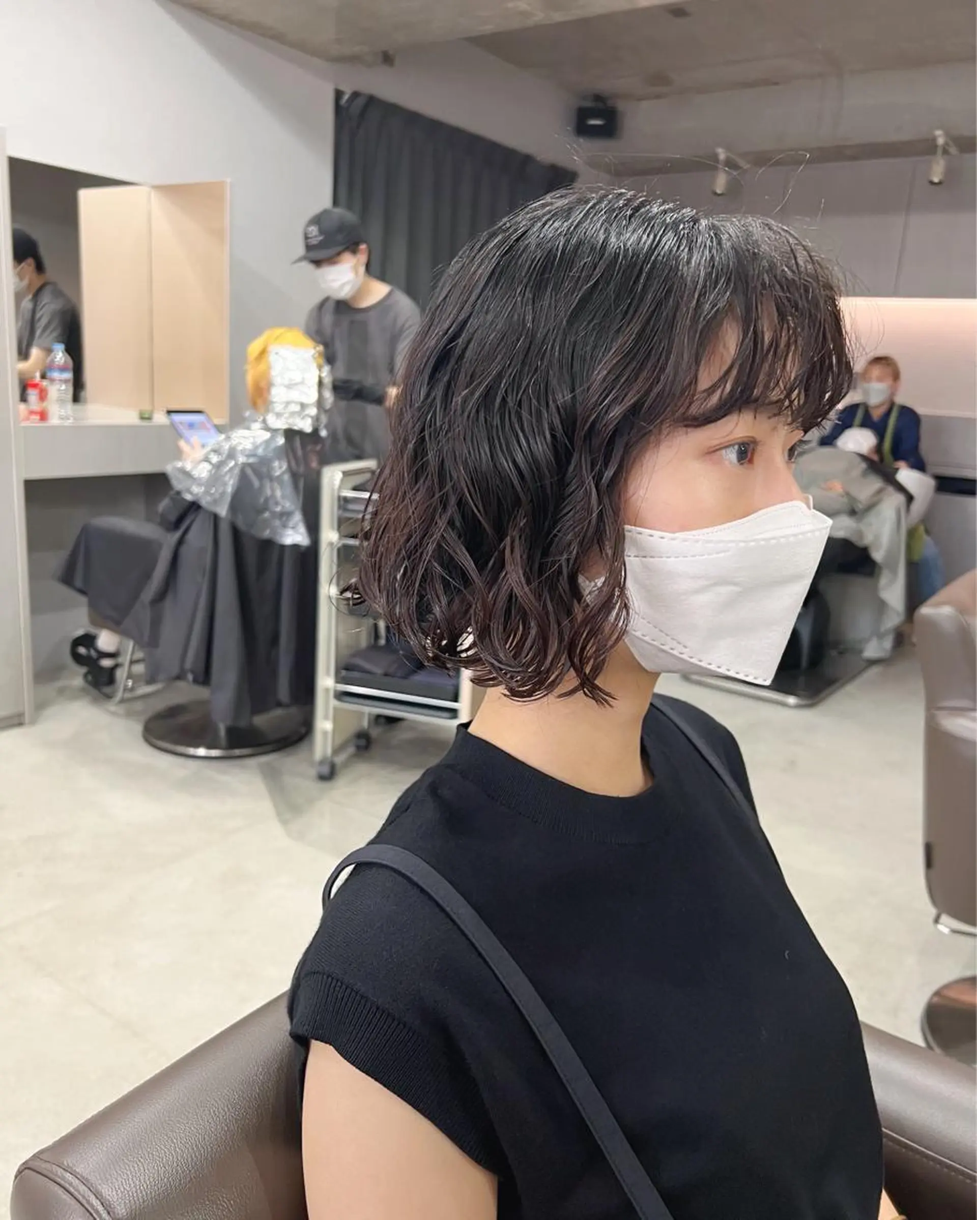 パーマ ボブパーマコテ巻き風 パーマNo1深江秀平のヘアスタイル
