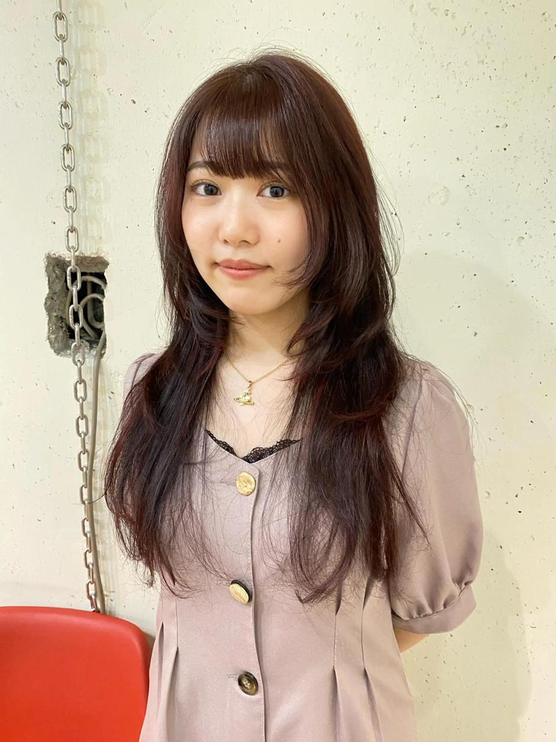 ロング カラー カット ヘアカラー longtemps所属・竹内 柚子のヘアスタイル