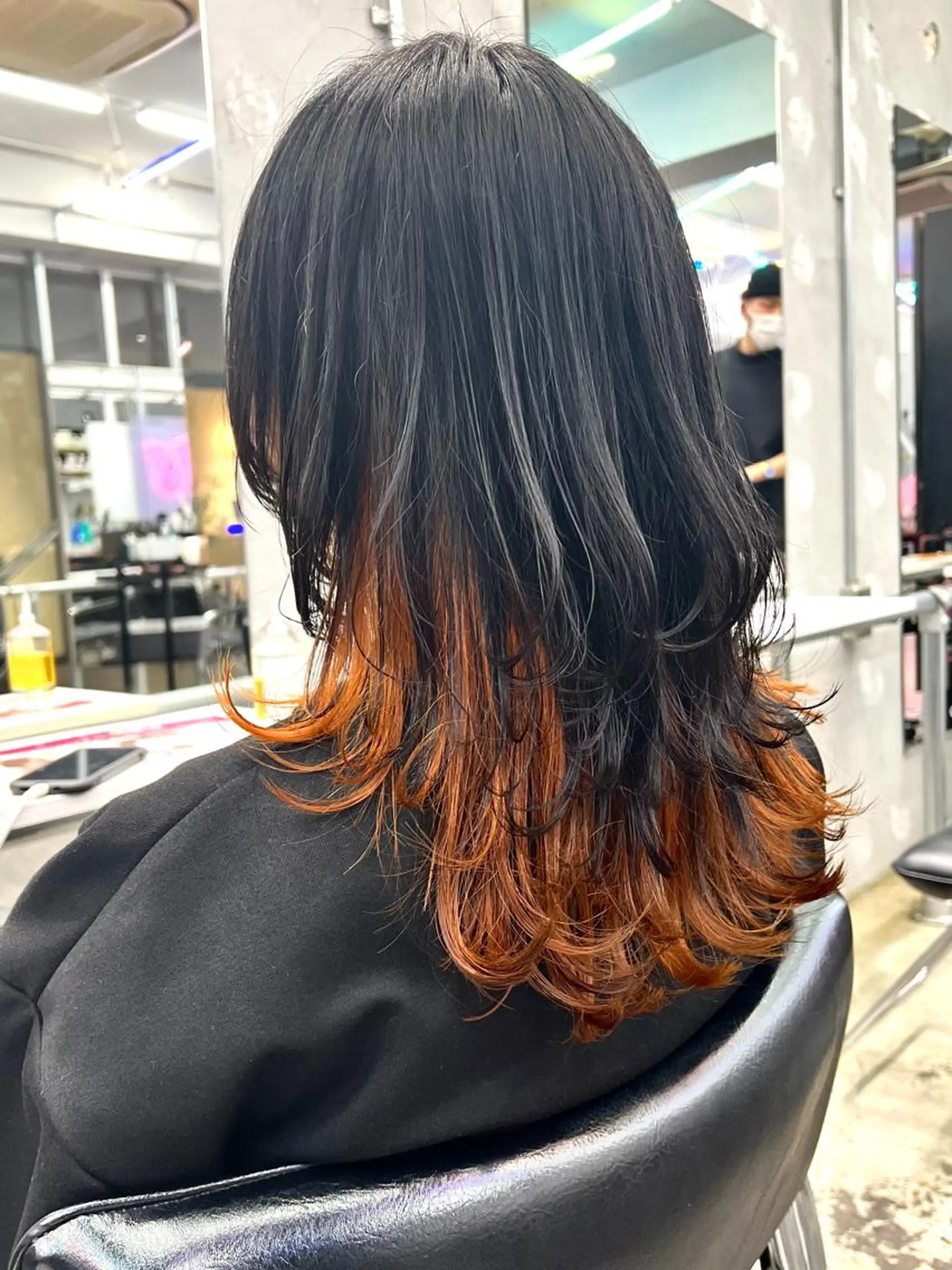 ロング カラー ヘアアレンジ カット ヘアカラー トリートメント ヘアセット 🐺ウルフの神🐺 /カラー/けいすけのヘアスタイル