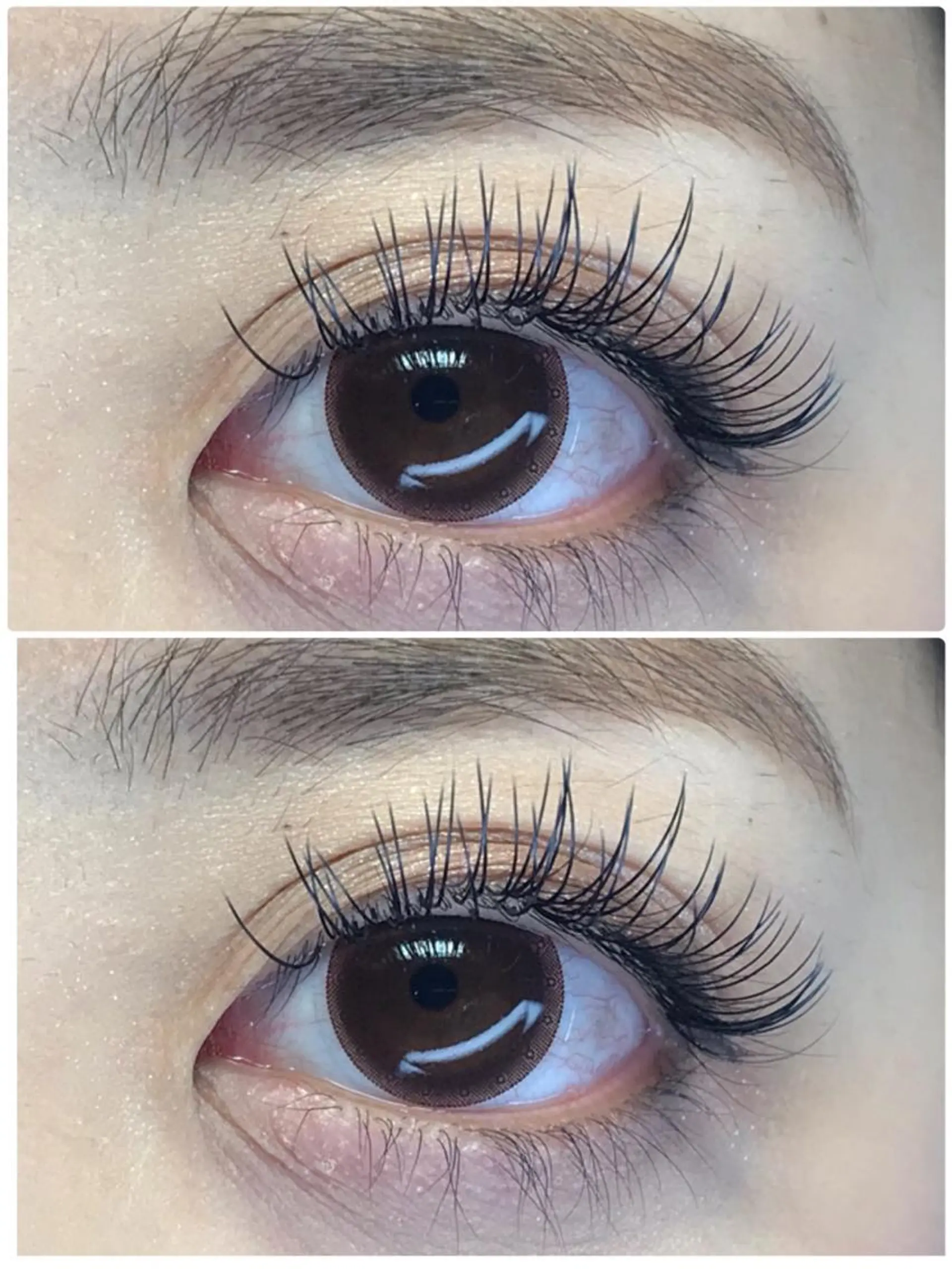 マツエク・マツパ フラットラッシュ セーブル Hatai ☪︎のマツエク・マツパデザイン