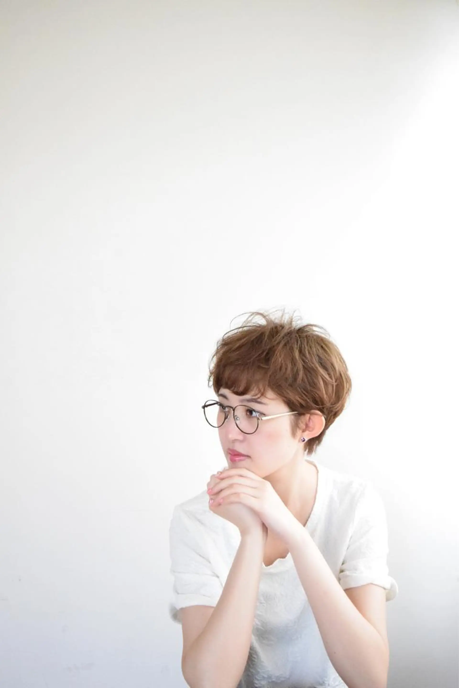 ショート パーマ 似合わせカット ショートヘア パーマ 髪質改善　ボブ 外ハネボブ　白間　光のヘアスタイル