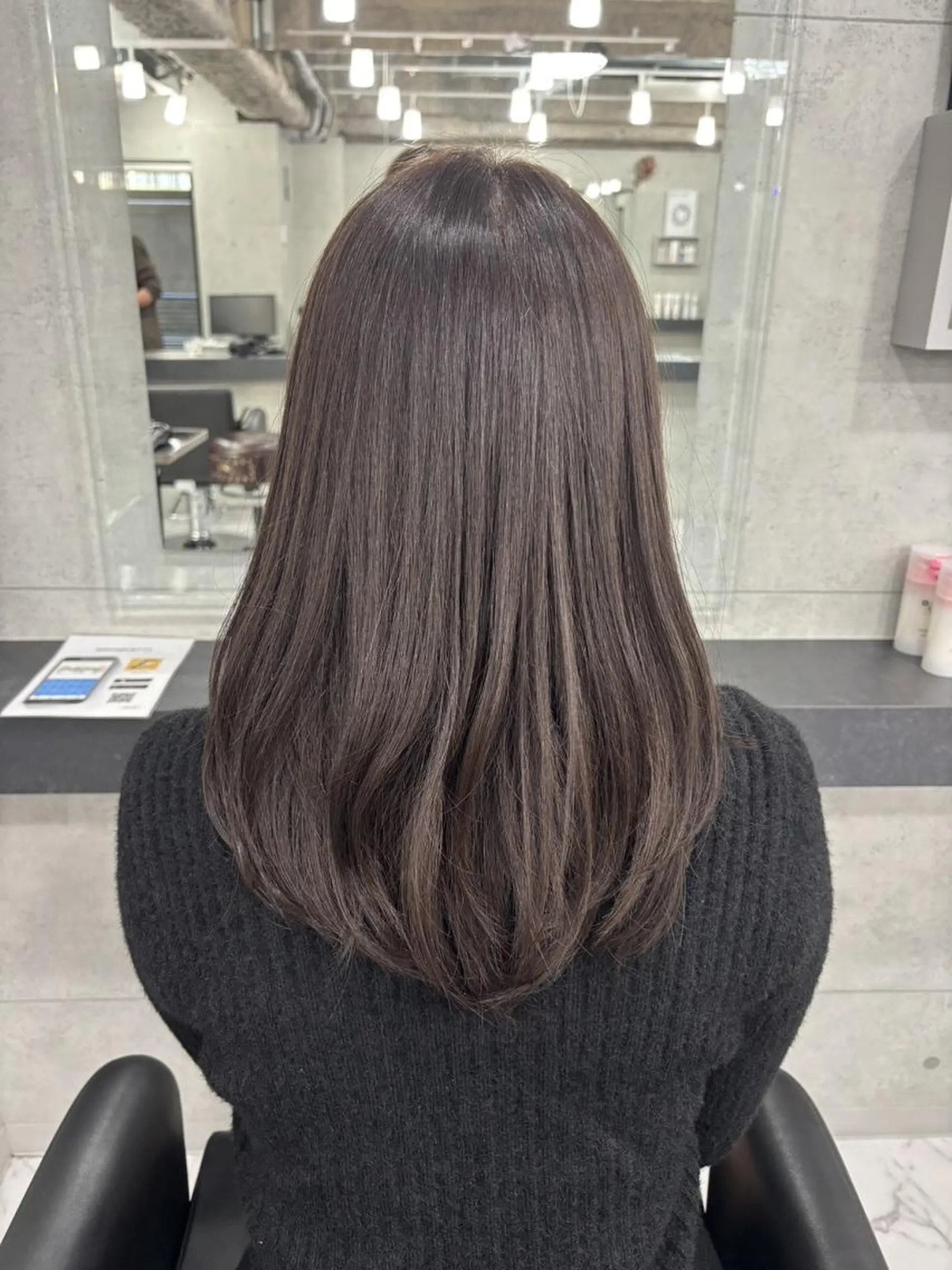 カラー ベージュカラー 透明感カラー グレージュ カット ヘアカラー Endearing 銀座/YOKOのヘアスタイル