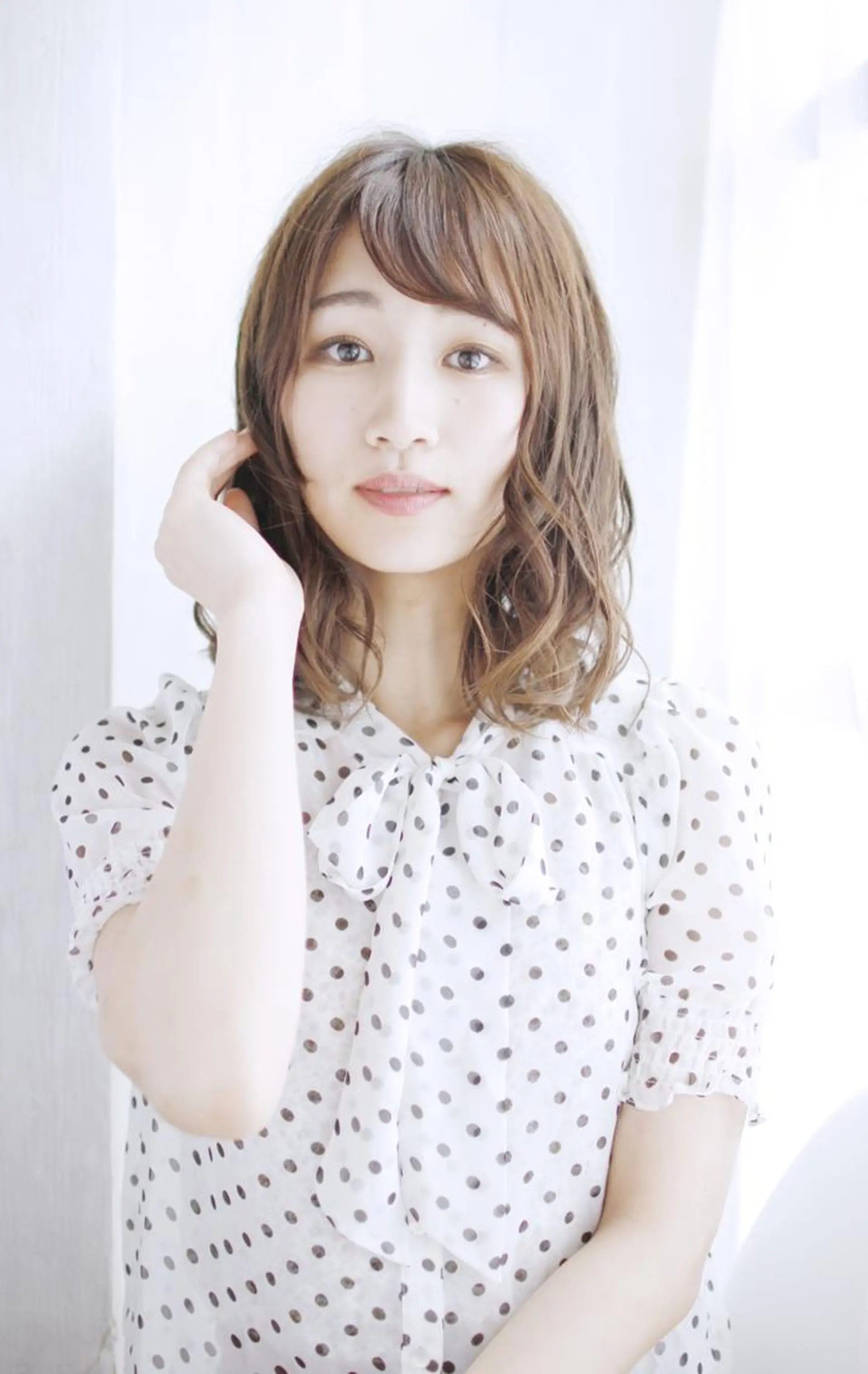 セミロング カラー カット ヘアカラー バトヘアー渋谷 officialのヘアスタイル