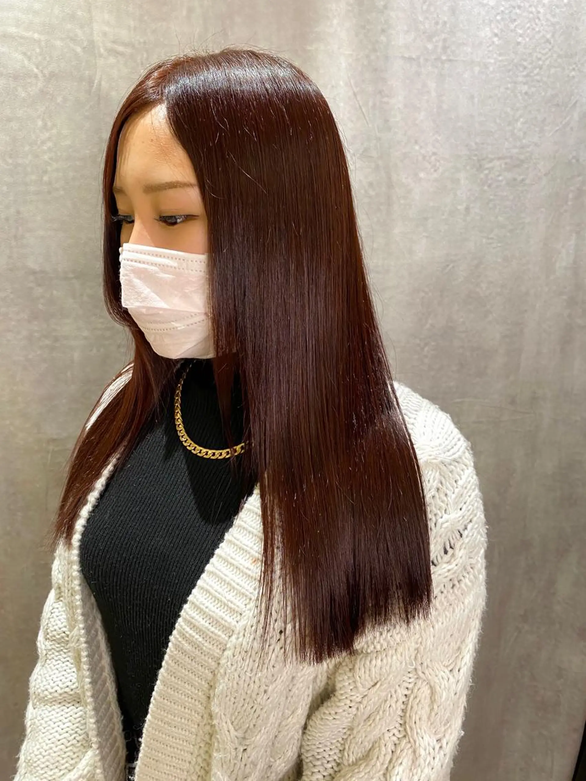 ロング カラー 大口 楓のヘアスタイル