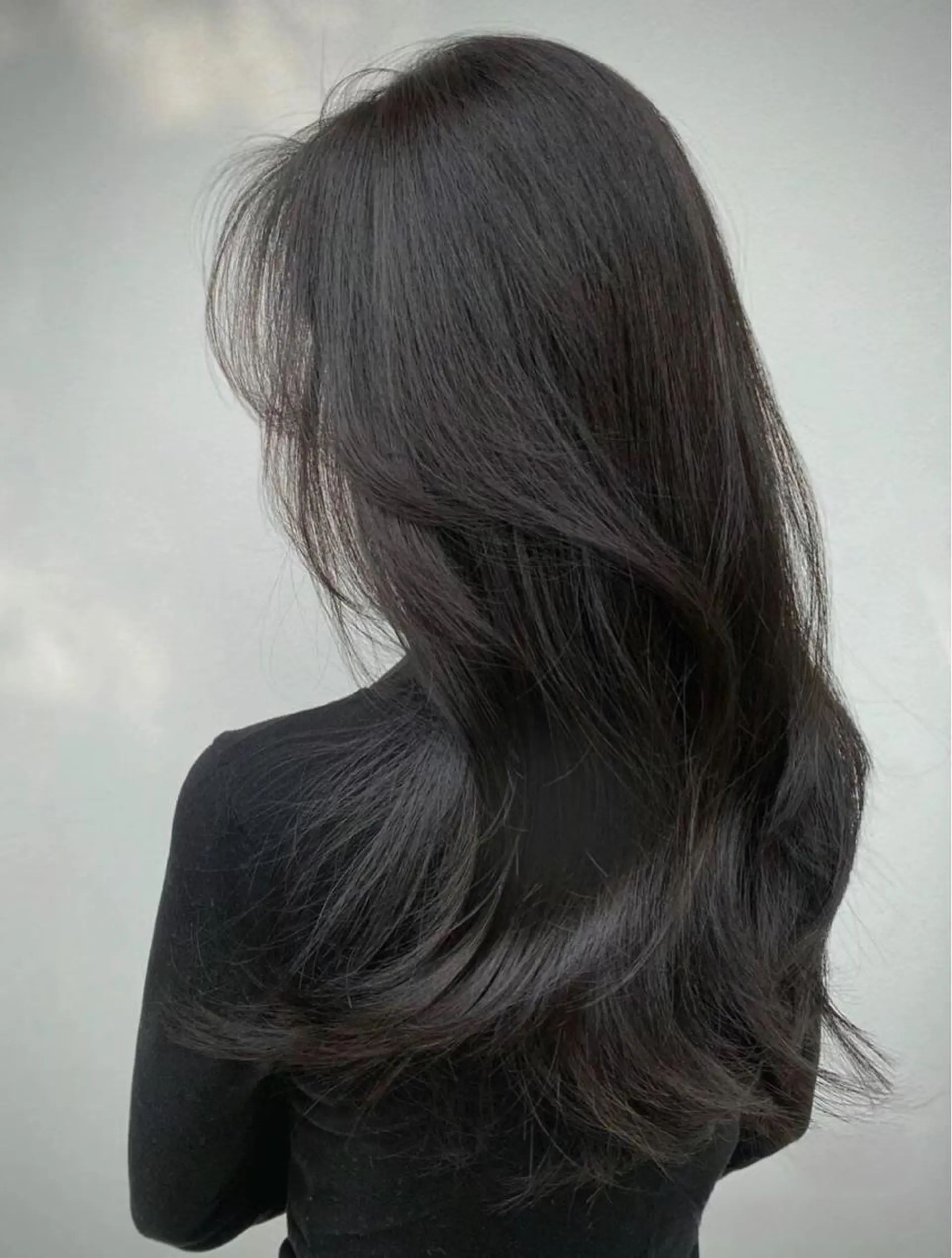 セミロング カラー アッシュ 透明感カラー カット ヘアカラー トリートメント 鈴木 一貴のヘアスタイル